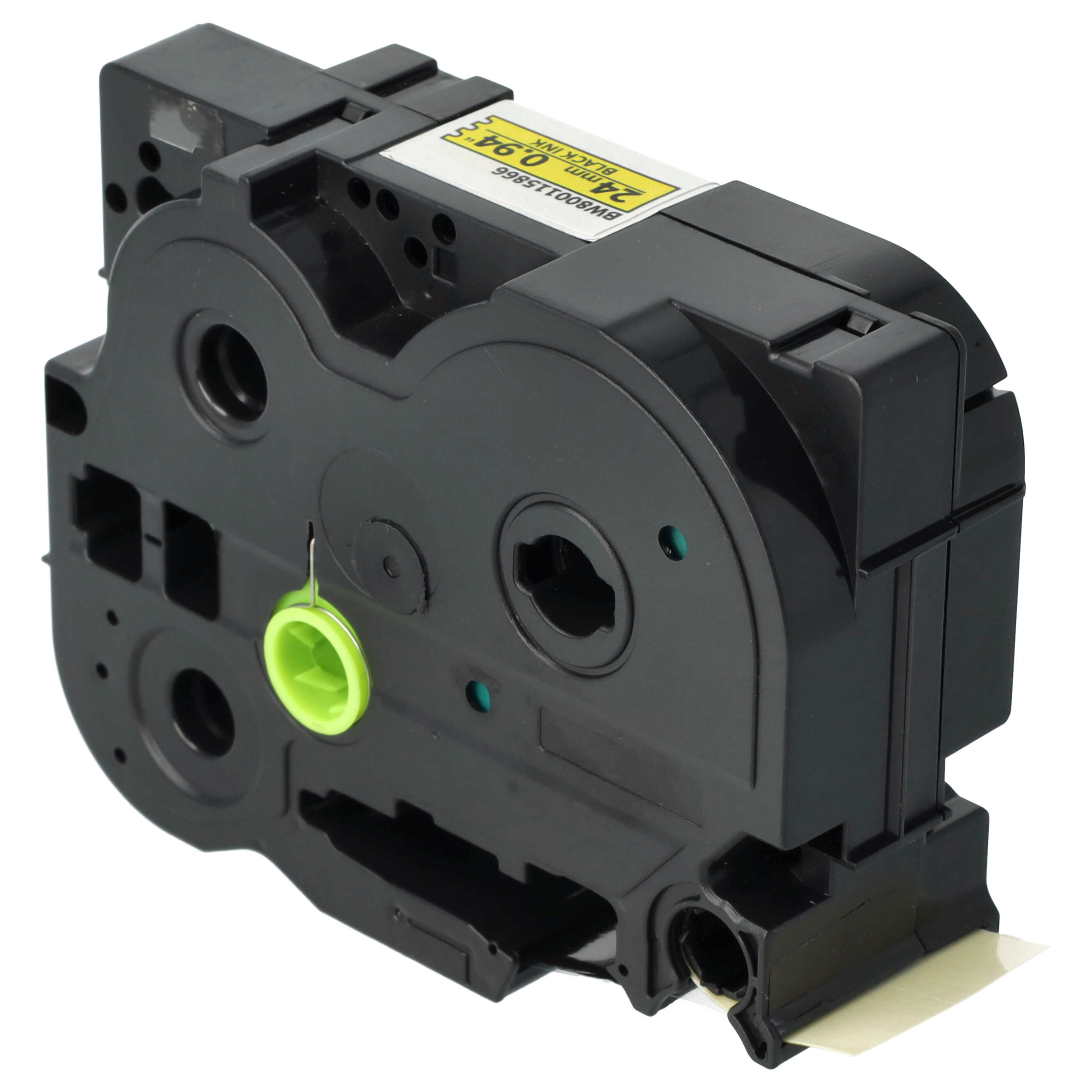 Taśma do etykiet zam. Brother HGE-651 - 24mm, napis czarny / taśma żółta, plastik