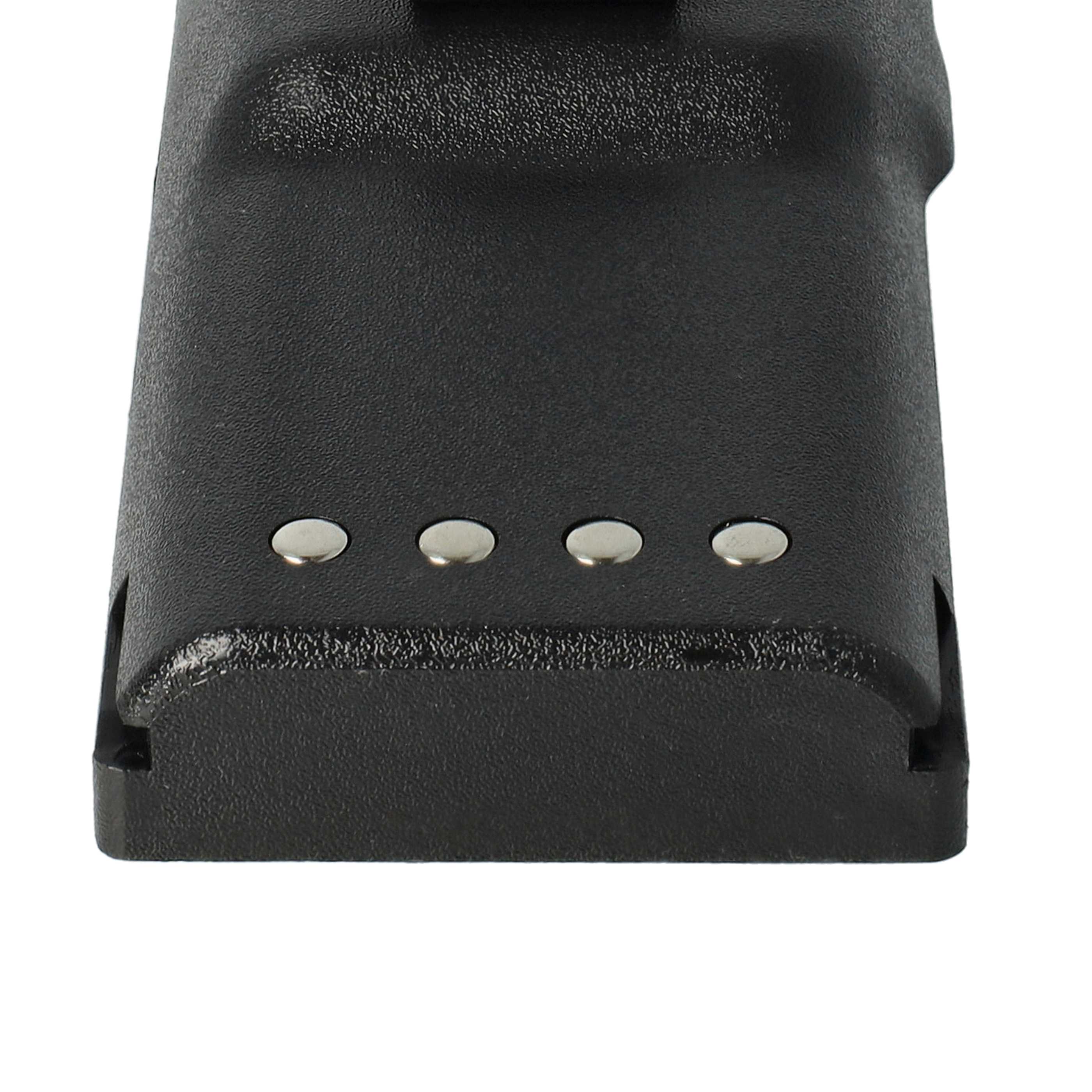 Radio 10x Battery replaces Motorola HNN8133C, HNN9628A, HNN8308A, HNN9628 - 1800 mAh 7.5 V NiMH + Belt Clip