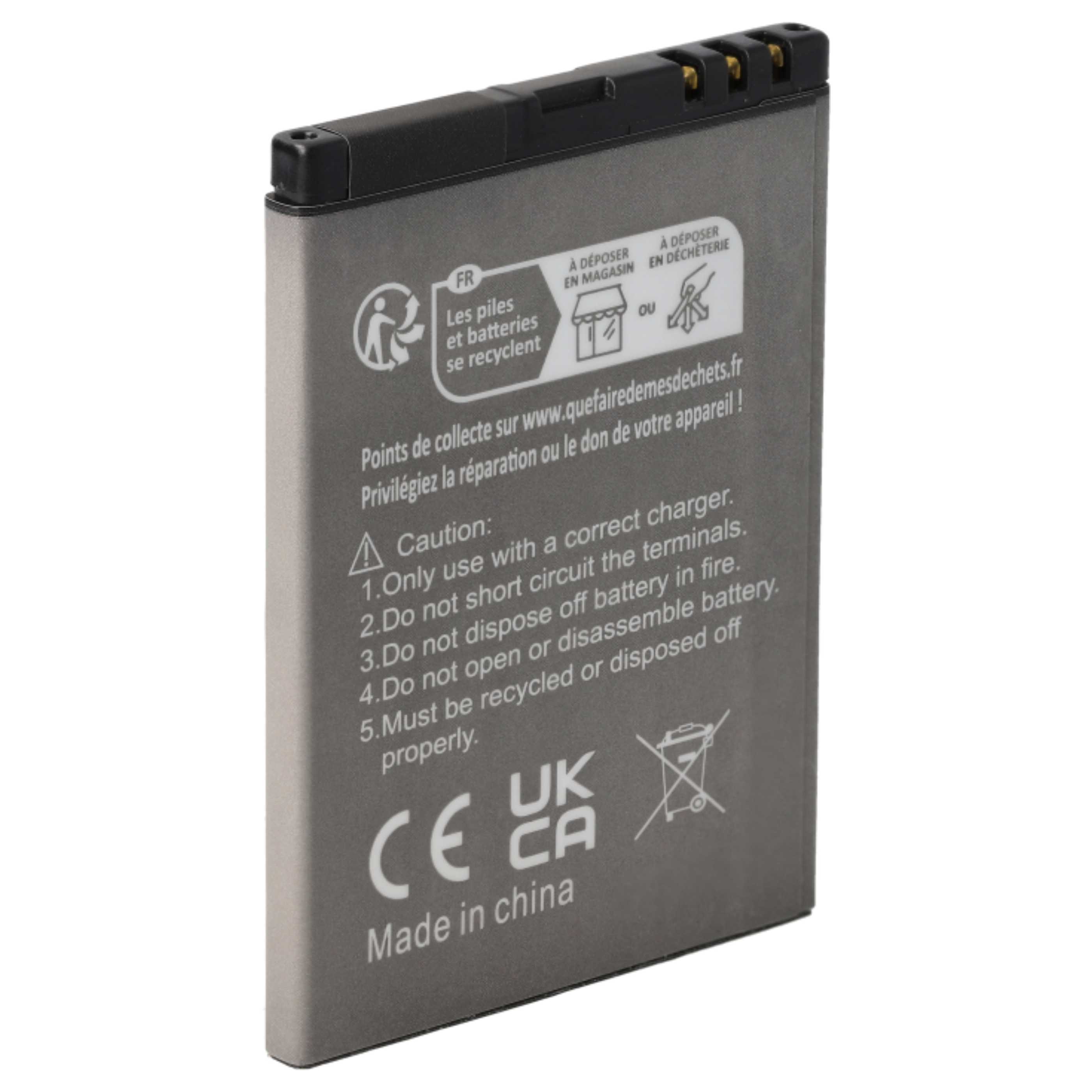 Batería reemplaza DRTEL-4D-01, T850, BS-01 para MaxCom - 1300 mAh 3,7 V Li-Ion