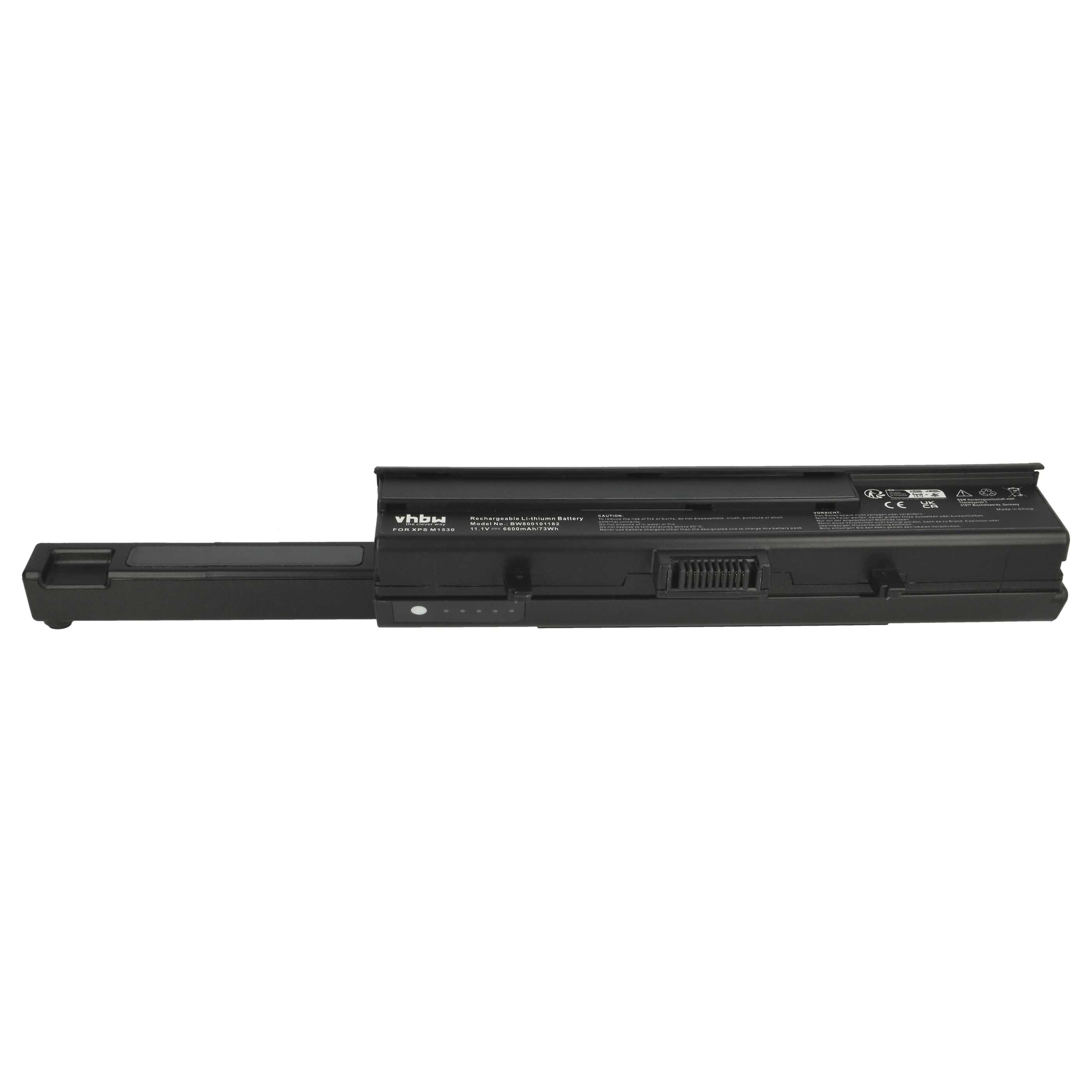 Akumulator do laptopa zamiennik Dell 312-0664, 312-0660, 312-0662, 312-0663 - 6600 mAh 11,1 V Li-Ion, czarny