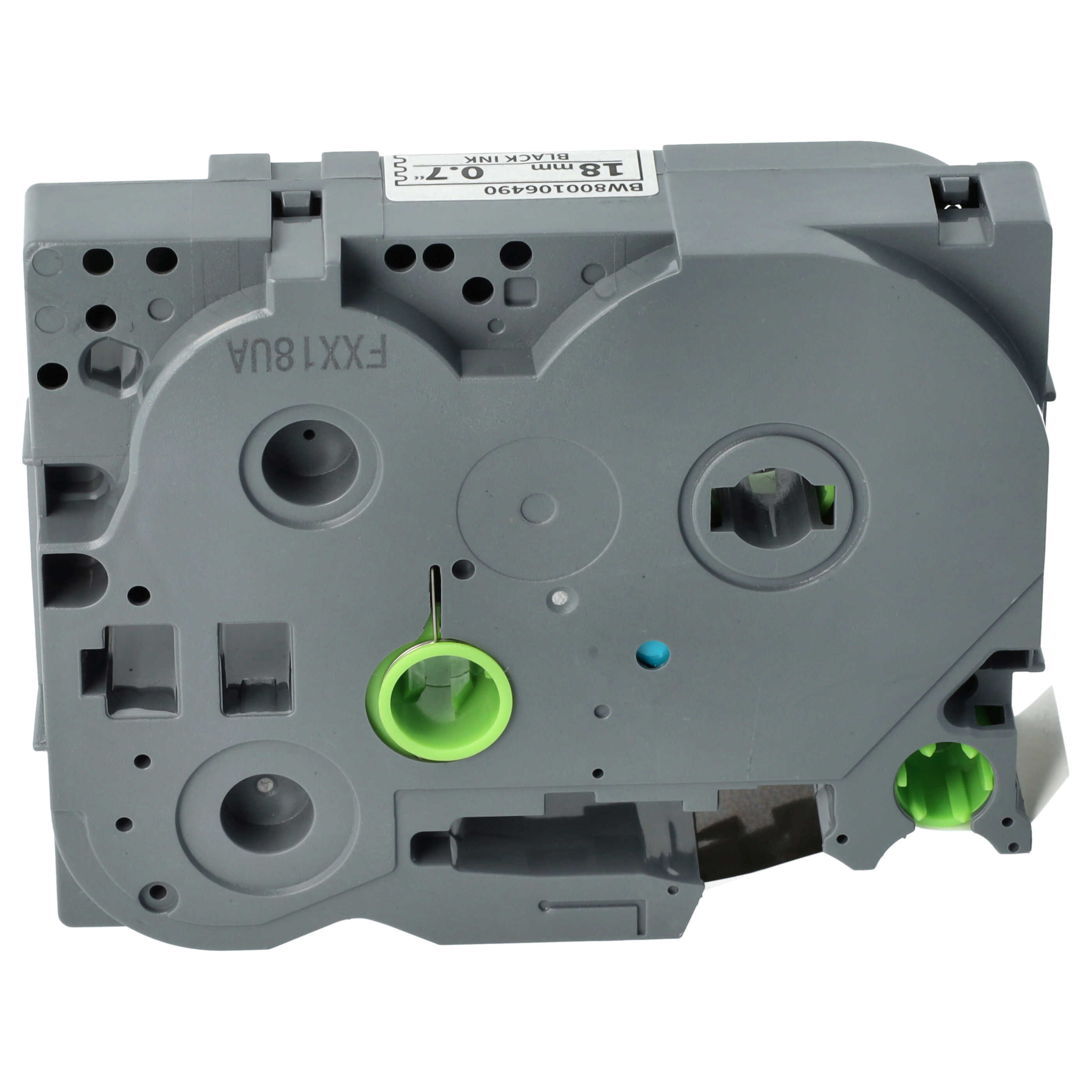 50x Label Tape replaces Brother TZE-241, TZ-241 - 18 mm Black to White