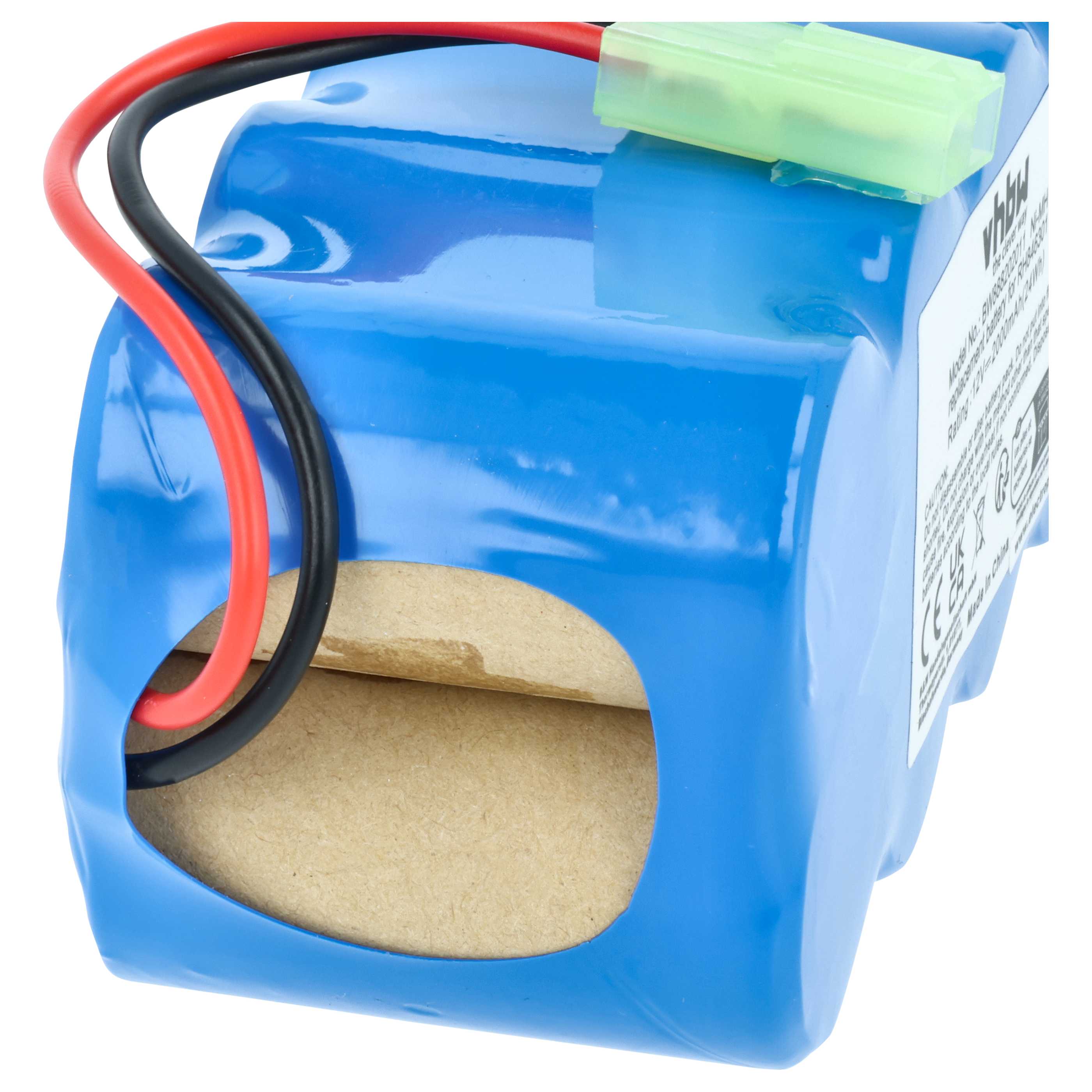 Battery replaces Rowenta RH5488, RD-ROW12VA for Tefal etc. 2000mAh, 12V, NiMH