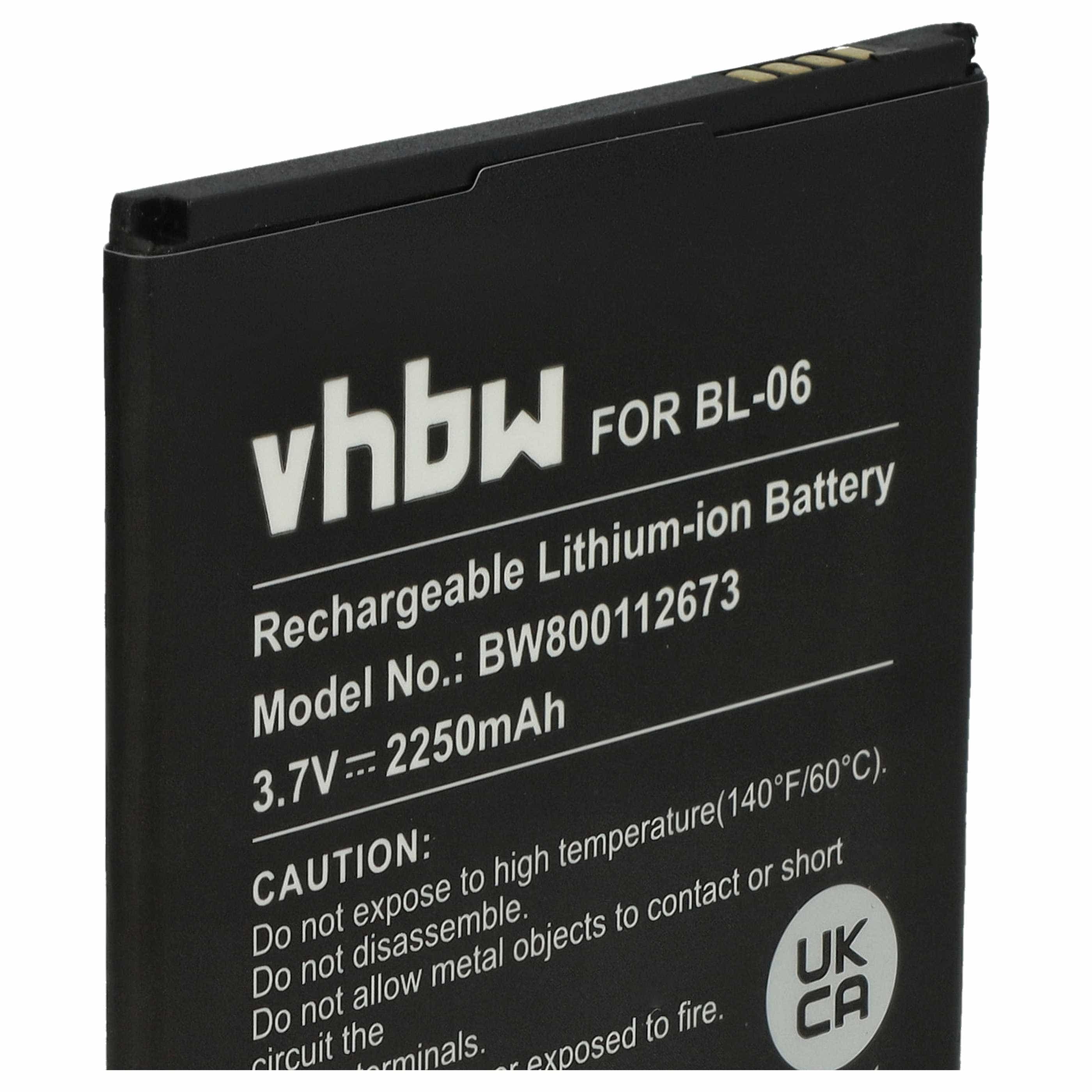 Akumulator do telefonu smartfona zamiennik BL-06 - 2250 mAh 3,7 V Li-Ion
