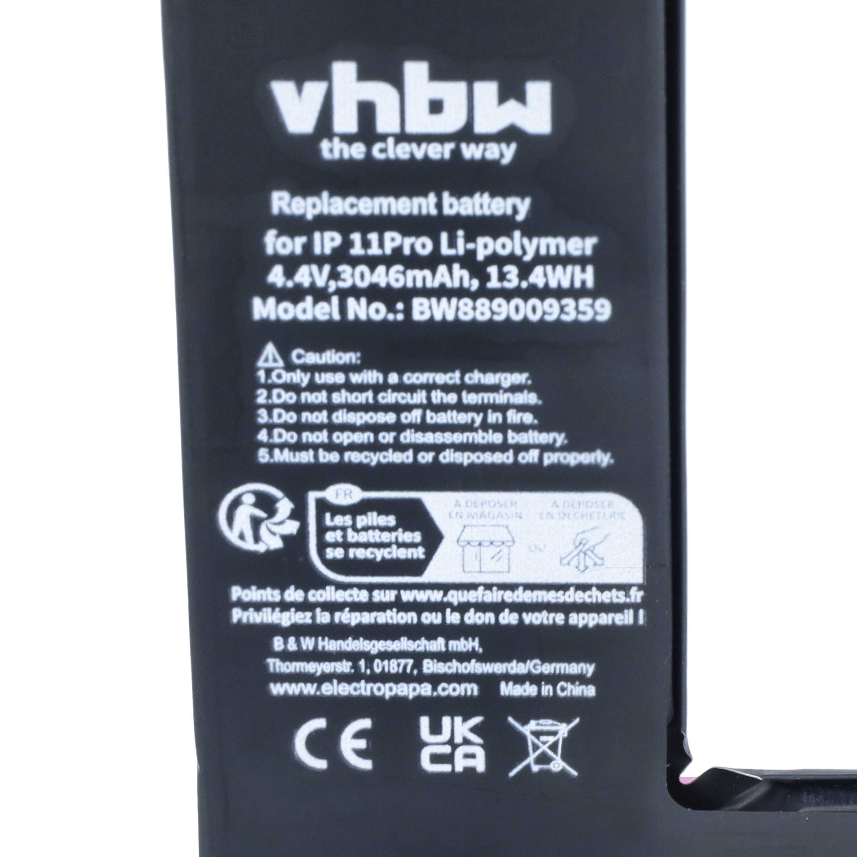 Akku als Ersatz für Apple 616-00659, 616-00660 für Apple - 3046mAh 4,4V Li-Polymer