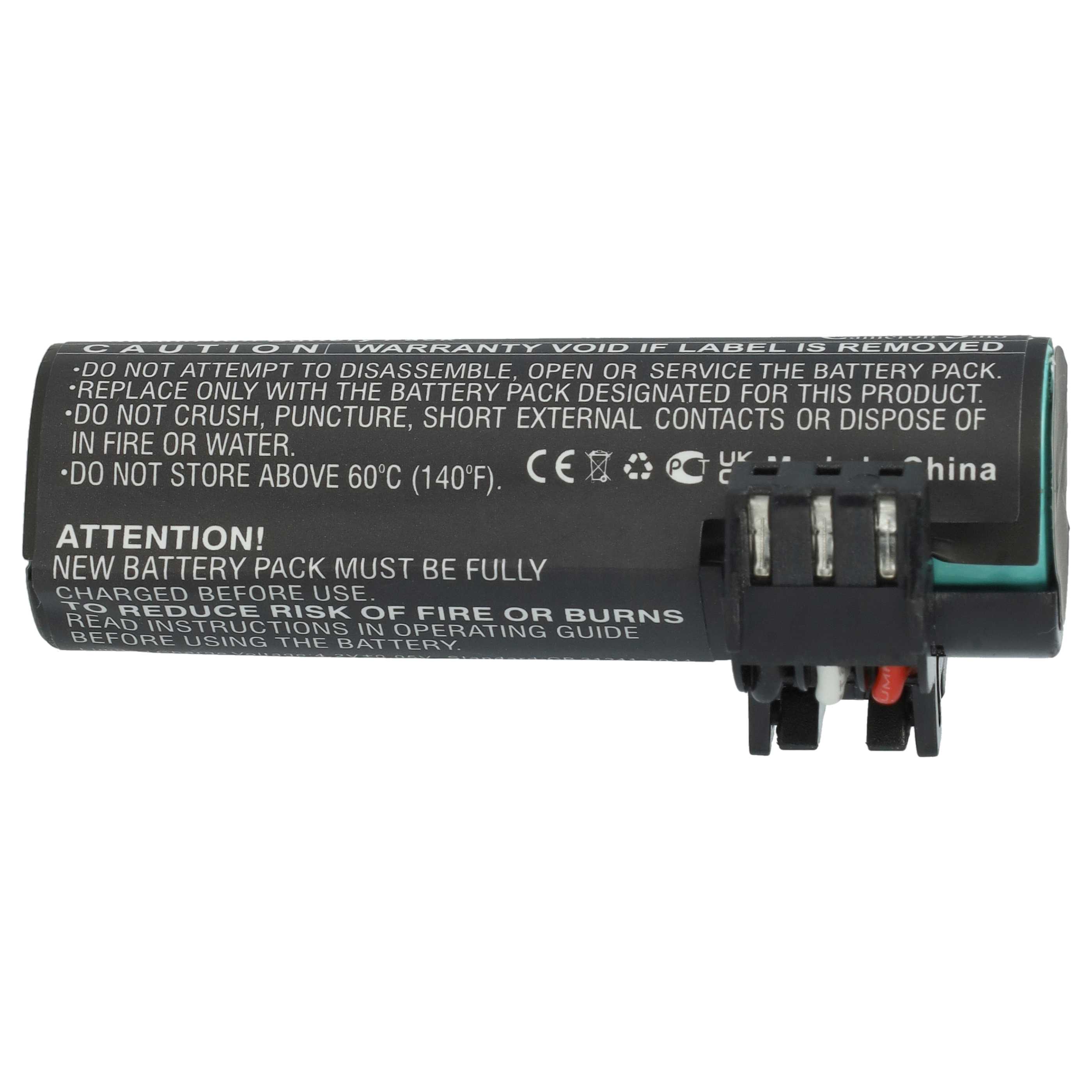 5x Batteries remplace Ingenico F12432566, F26402376 pour scanner de code-barre Ingenico - 3000mAh 3,7V