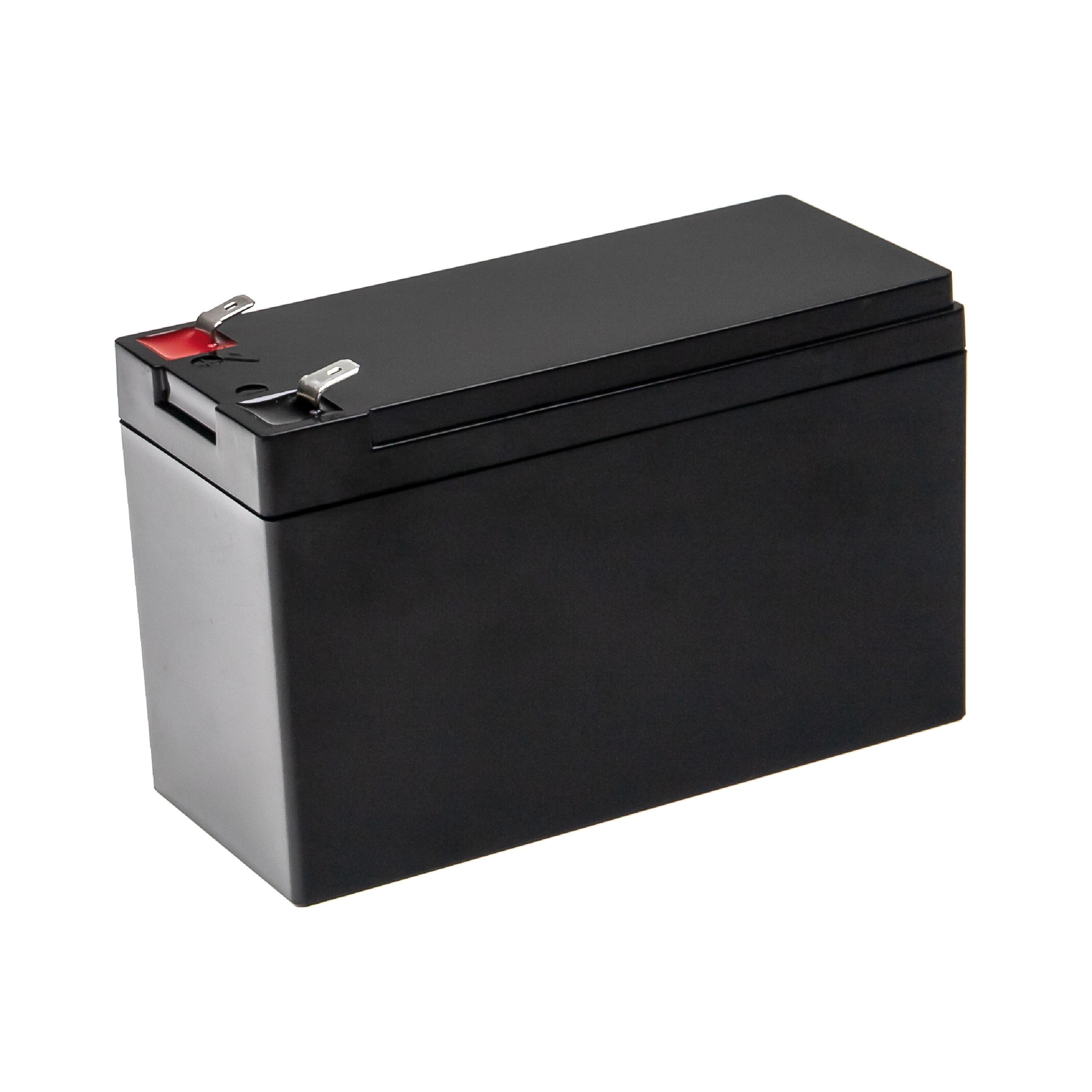 Bordbatterie Akku passend für Wohnmobil, Boot, Solaranlage - 6 Ah 12,8V LiFePO4, 6000mAh, schwarz