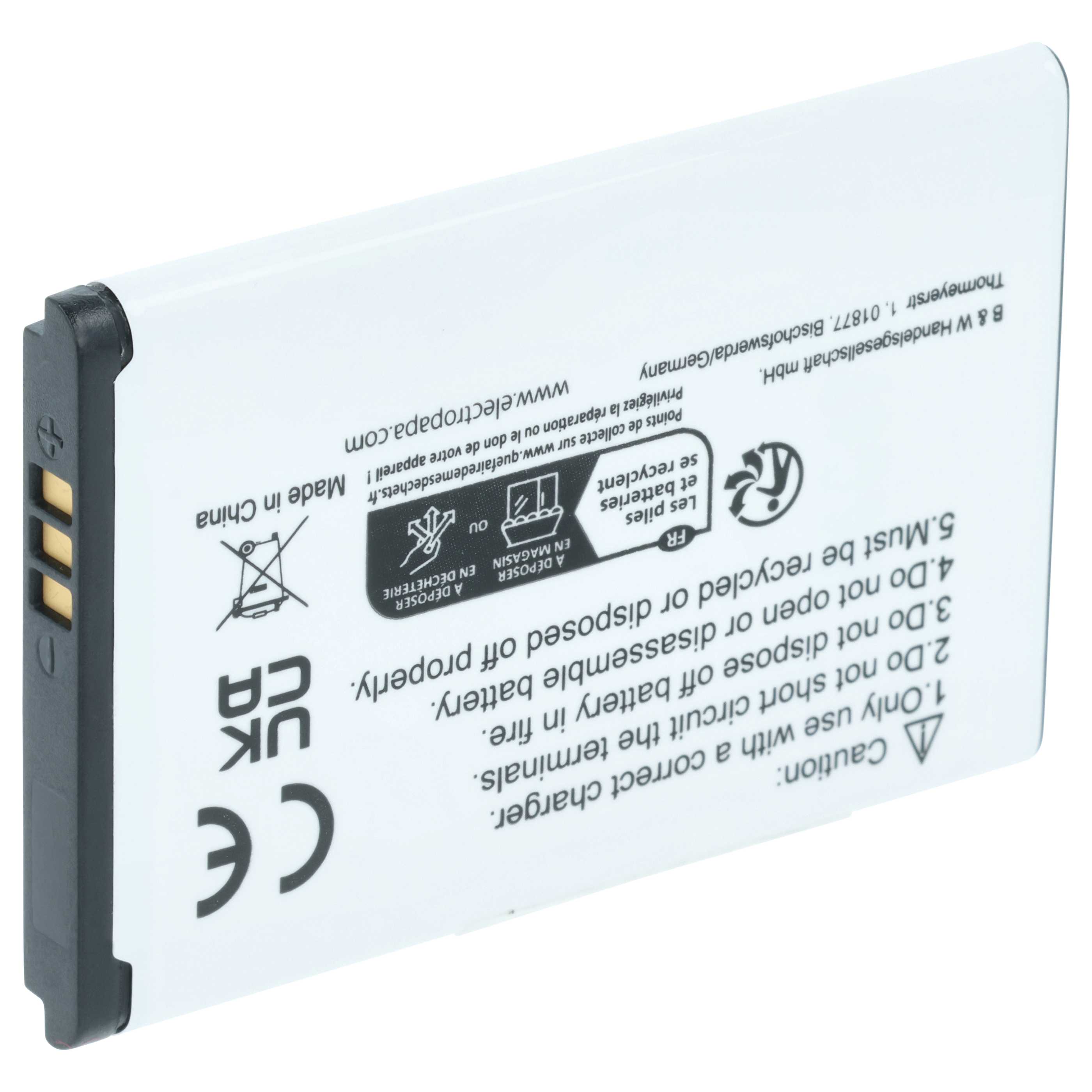 Akumulator do telefonu smartfona zamiennik Samsung AB463651BABSTD, AB463651BA - 700 mAh 3,7 V Li-Ion