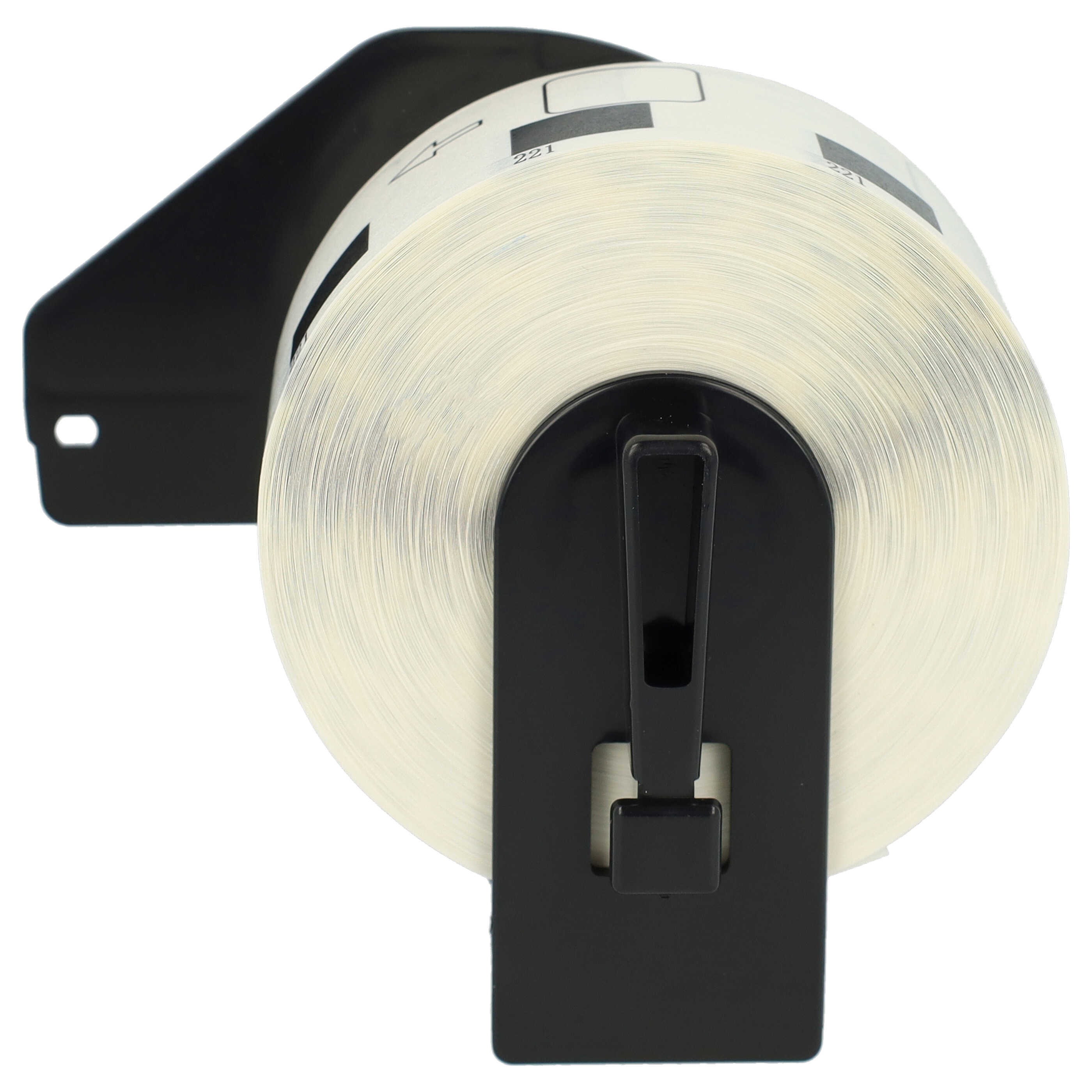3x Etiketten als Ersatz für Brother DK-11221 für Brother Etikettendrucker - Premium 23mm x 23mm + Halter