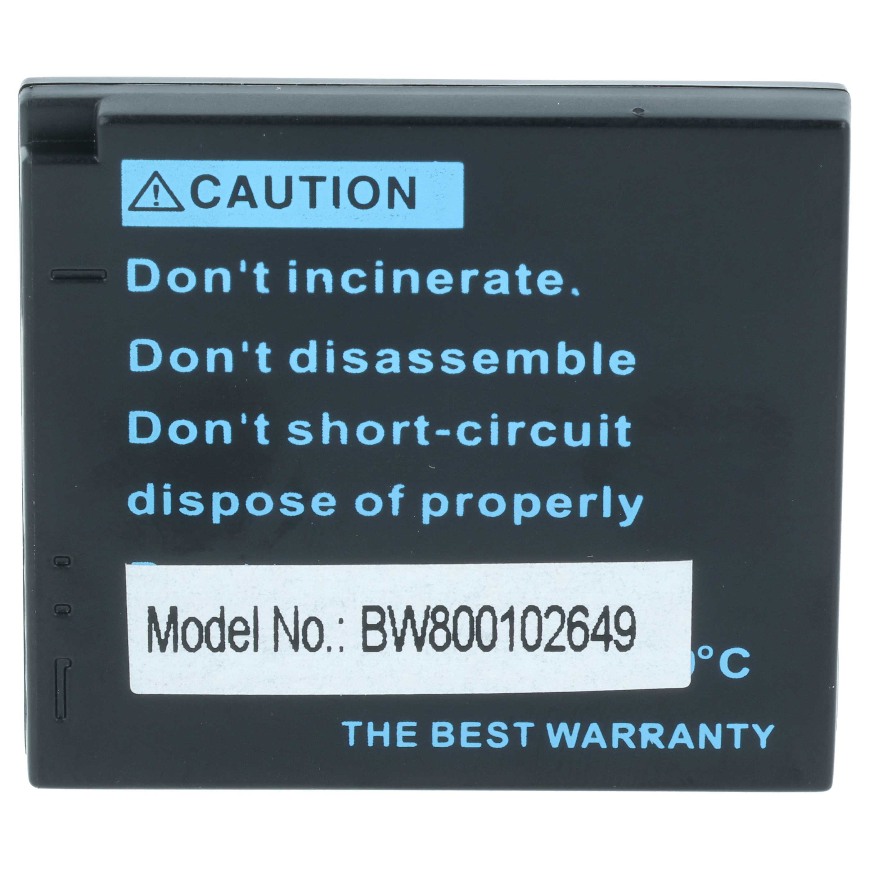3x Battery replaces Panasonic NCA-YN101G, NCA-YN101F, DMW-BCK7PP, DMW-BCK7E, DMW-BCK7 - 550mAh, 3.7V, Li-Ion