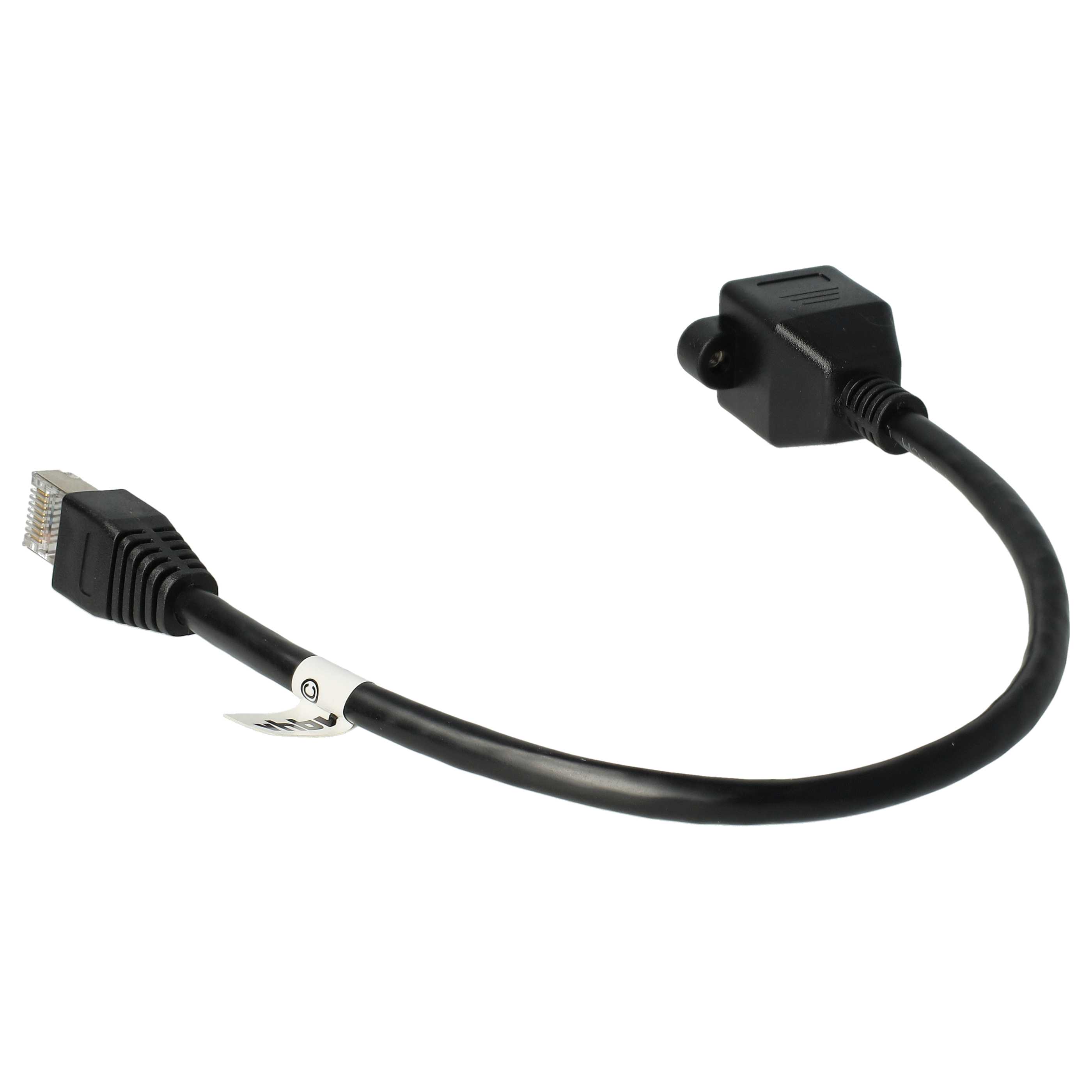 Cat6 Verlängerungskabel RJ45 Stecker auf RJ45 Buchse - Ethernet LAN Kabel mit RJ45 Einbaubuchse, 0,3 m