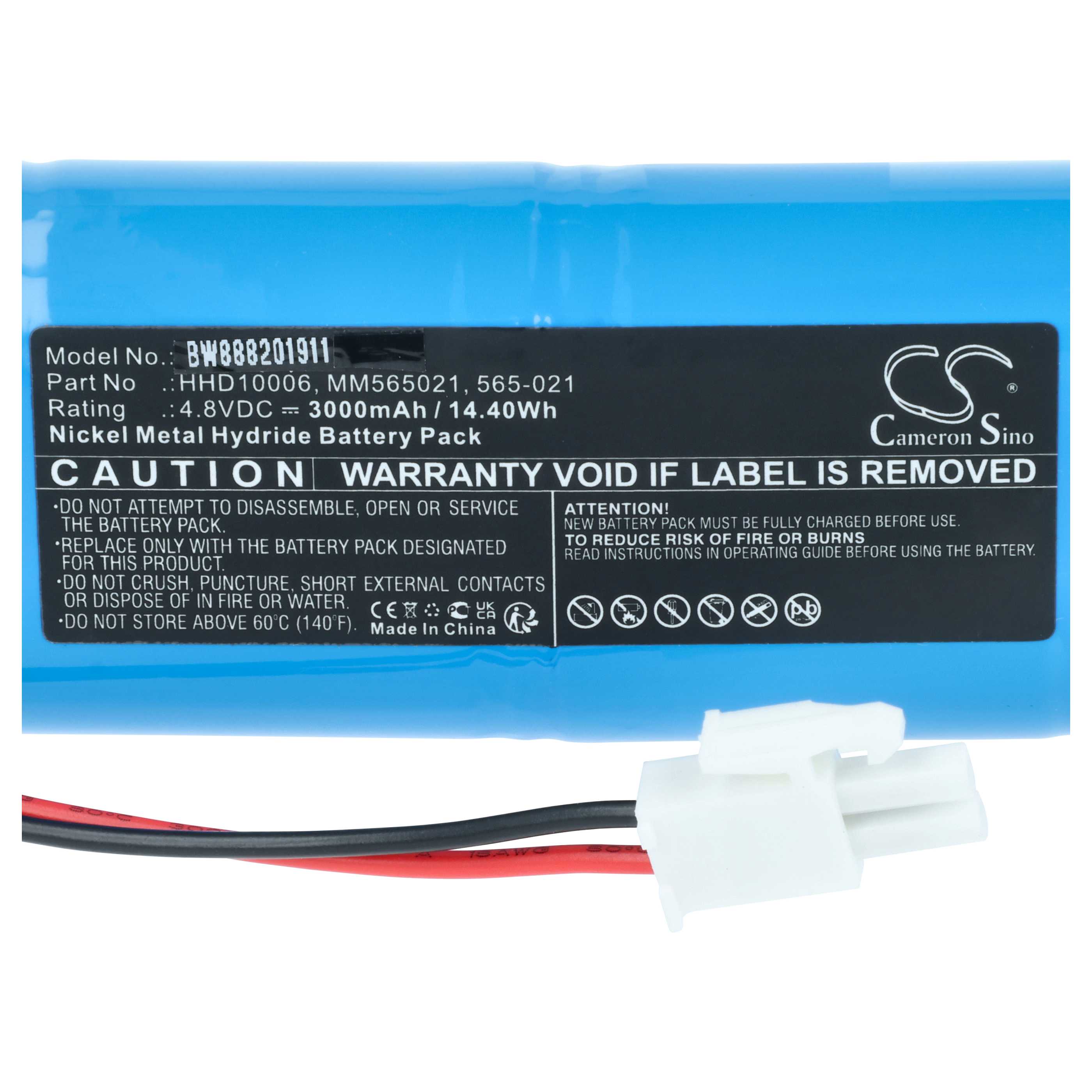 Batería reemplaza Mosquito Magnet 565-021 REV A2, HHD10006 para mosquito magnet (3000 mAh, 4,8 V, NiMH)