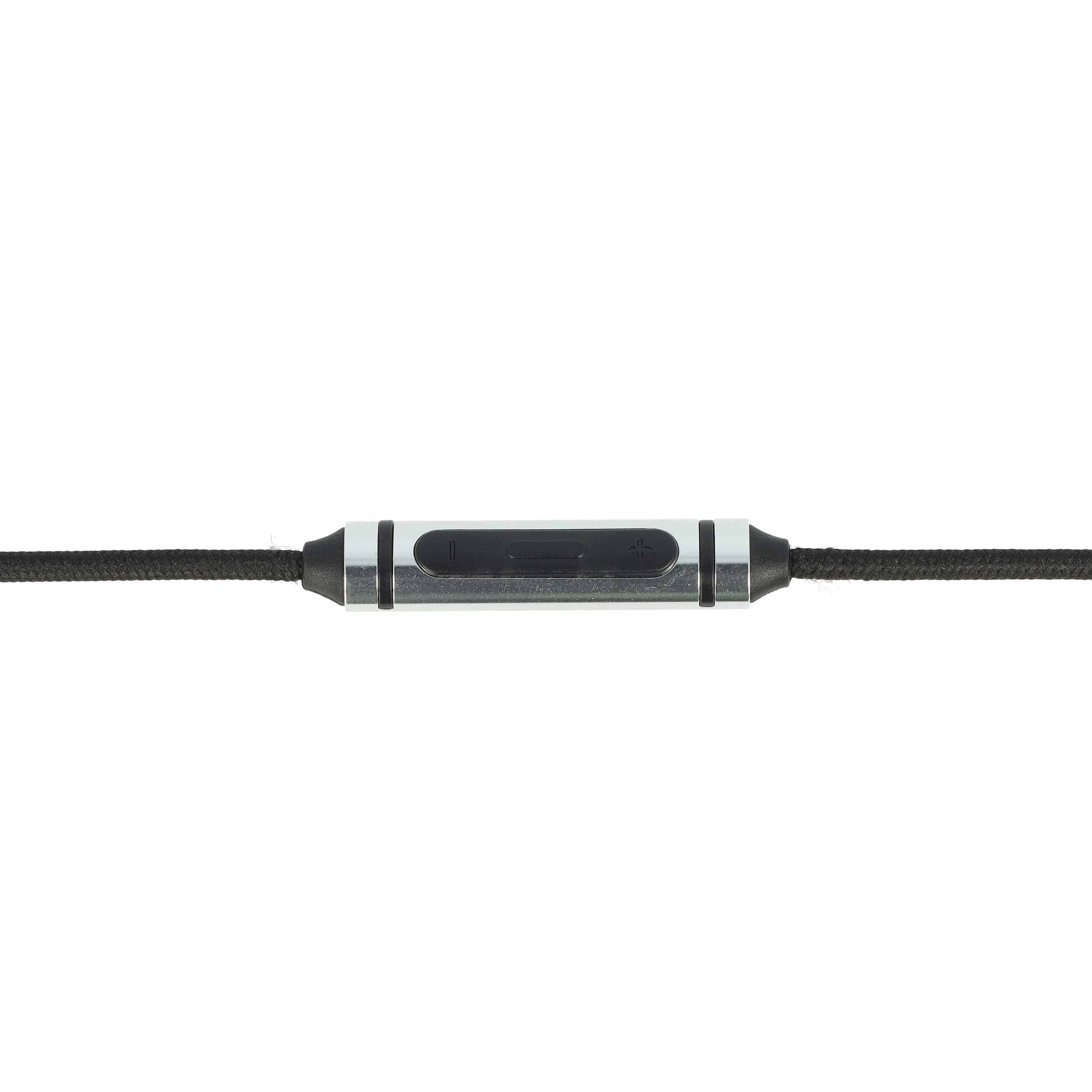 Kopfhörer Kabel passend für AKG, Sennheiser, Bose Y40 u.a., 150 cm, schwarz, silber