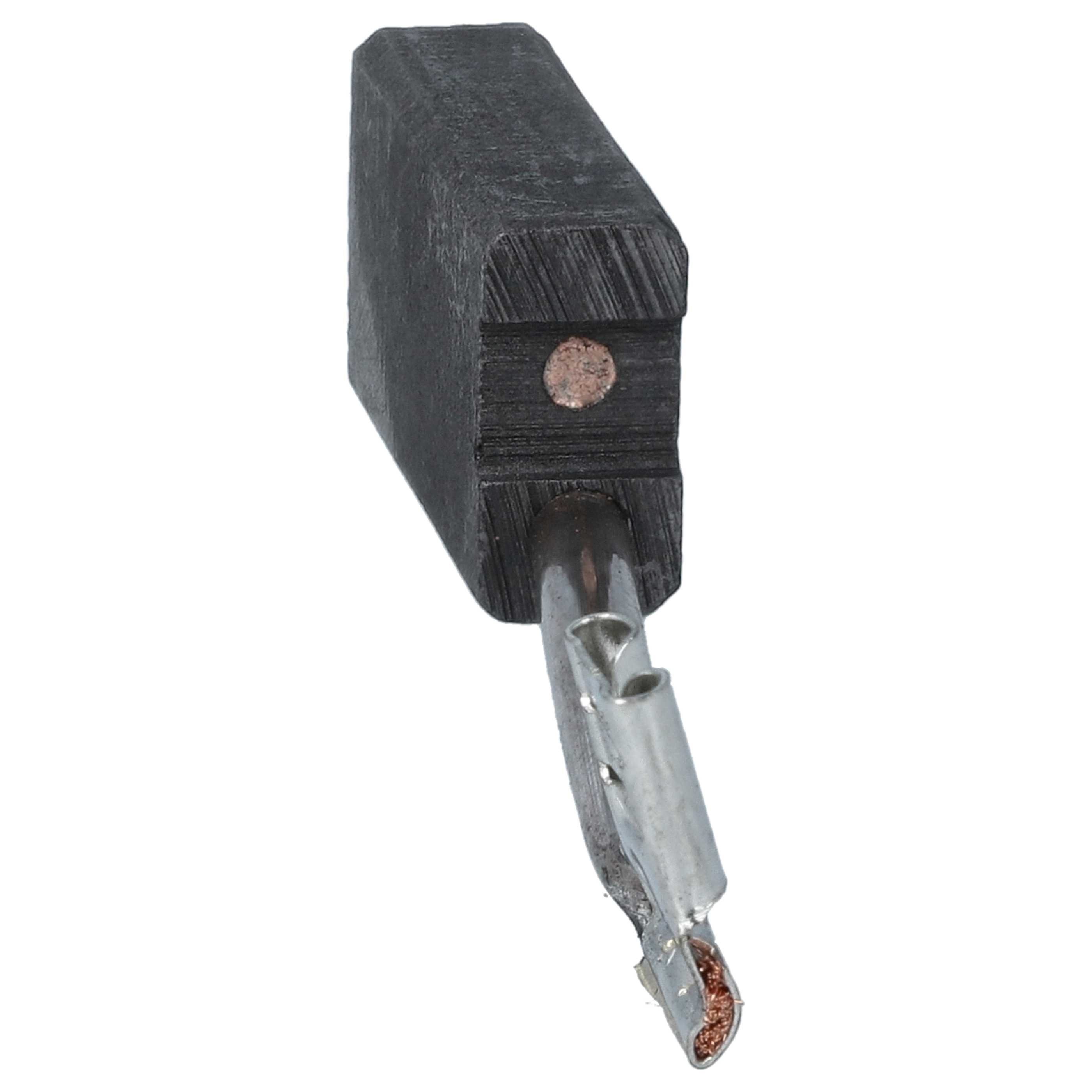 2x Carbon Brush as Replacement for Bosch 1.609.B06.661 for Electric Power Tool - 6.2 x 12.5 x 23 mm