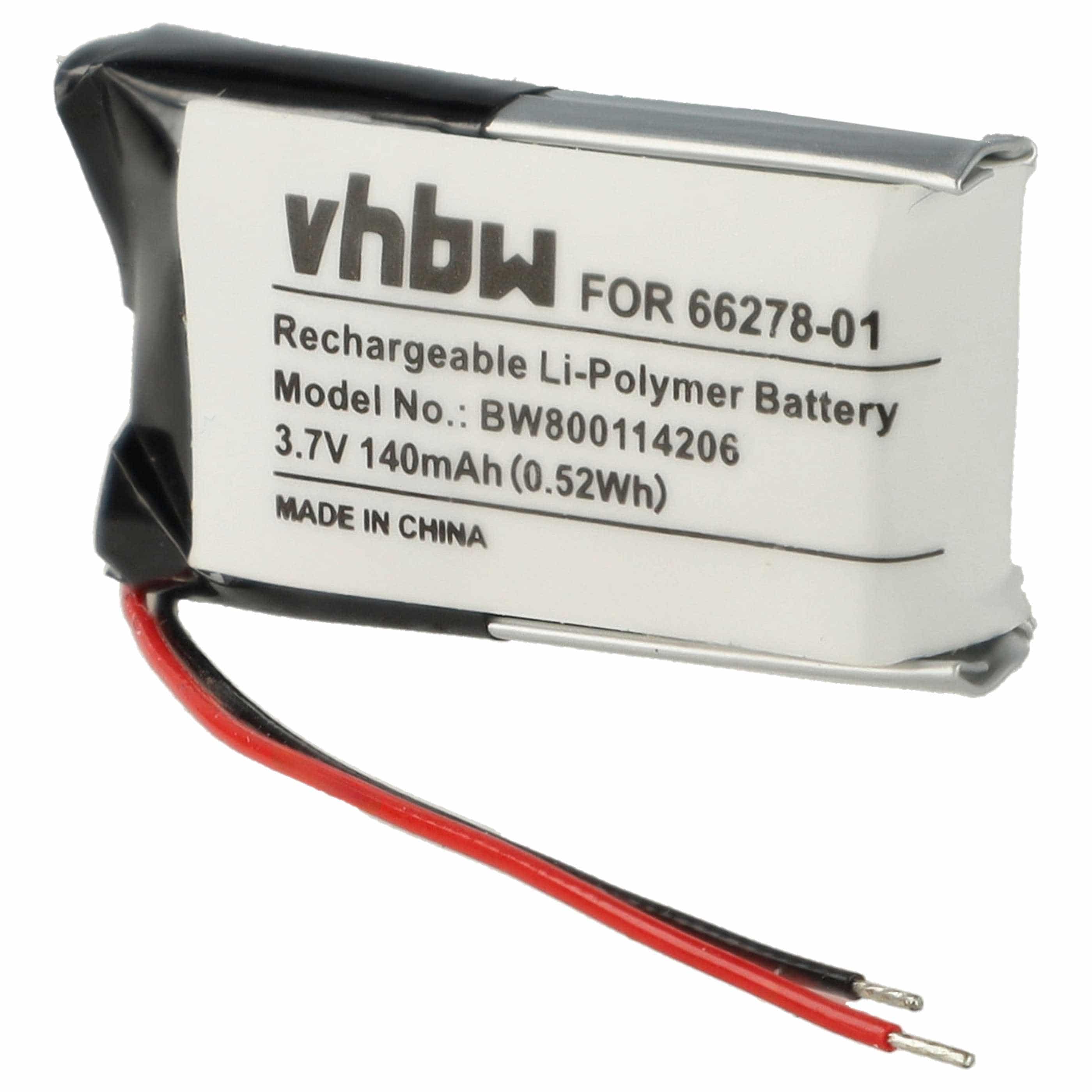 Akumulator do słuchawek bezprzewodowych zamiennik Plantronics 66278-01, 79879-01 - 140 mAh 3,7 V LiPo