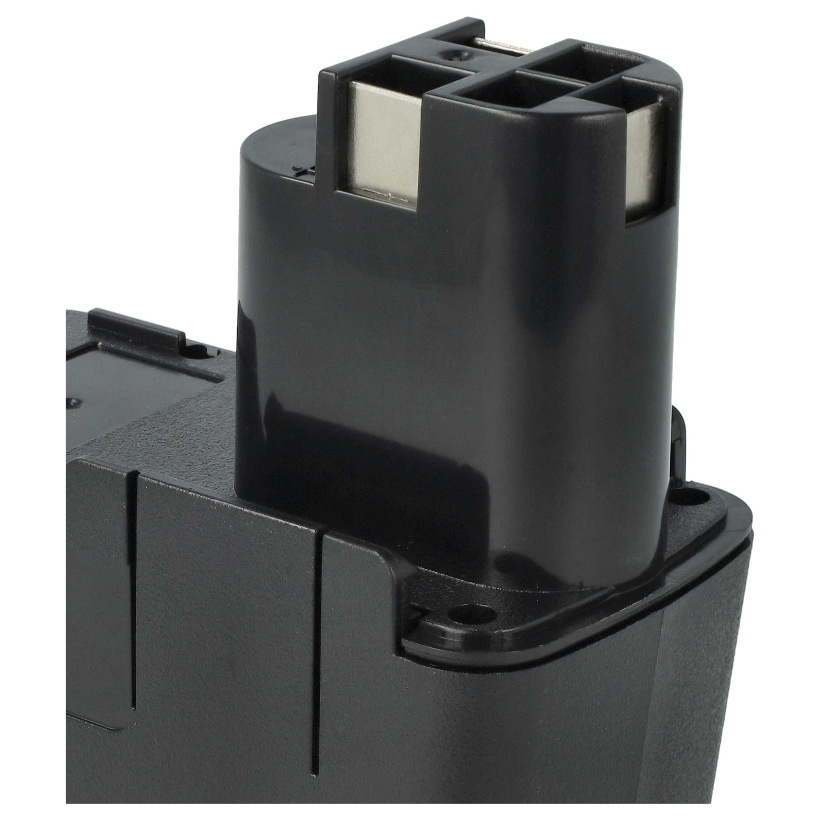 2x Battery replaces Bosch 2 607 335 037, 2 607 335 035 Electric Power Tool - 2000 mAh, 9.6 V, NiMH