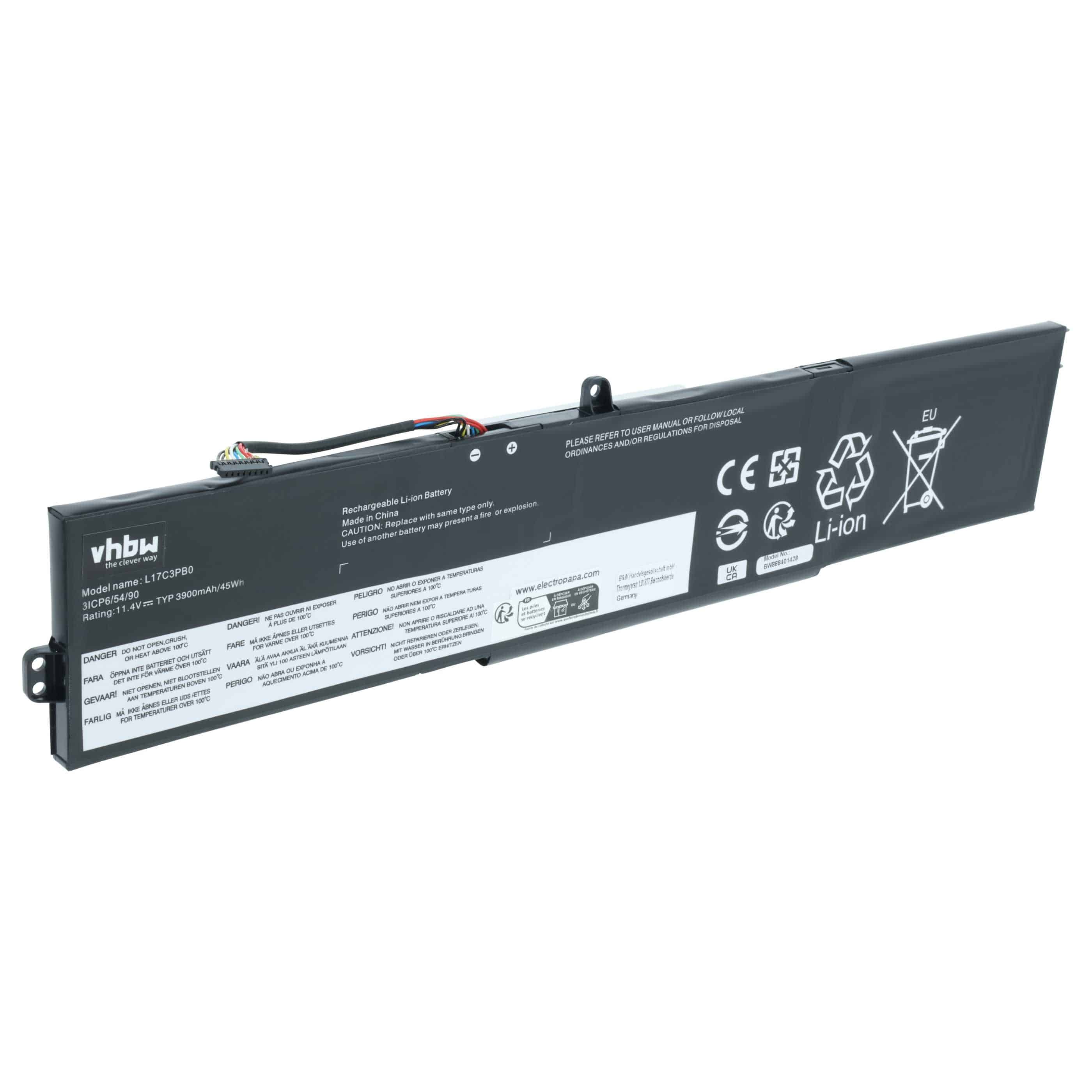 Akumulator do laptopa zamiennik Lenovo 5B10Q71252, 5B10Q71251, 5B10W67266, 5B10Q71254 - 3900 mAh 11,34 V LiPo