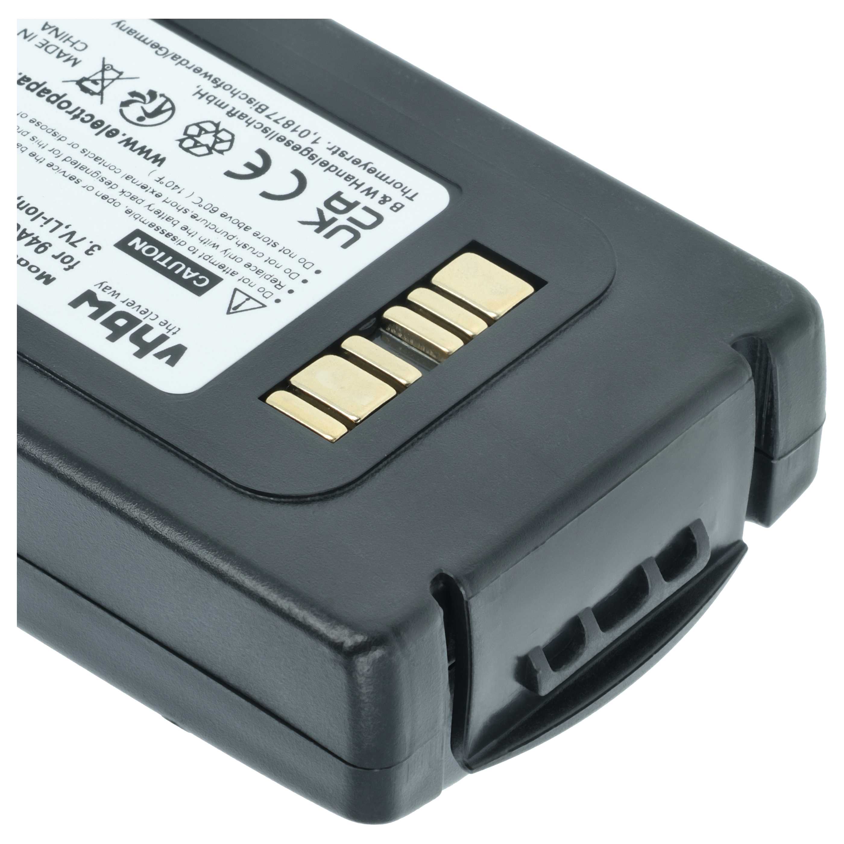 2x Batteries remplace Datalogic 94ACC0112, 94ACC1376 pour scanner de code-barre Datalogic - 6800mAh 3,7V