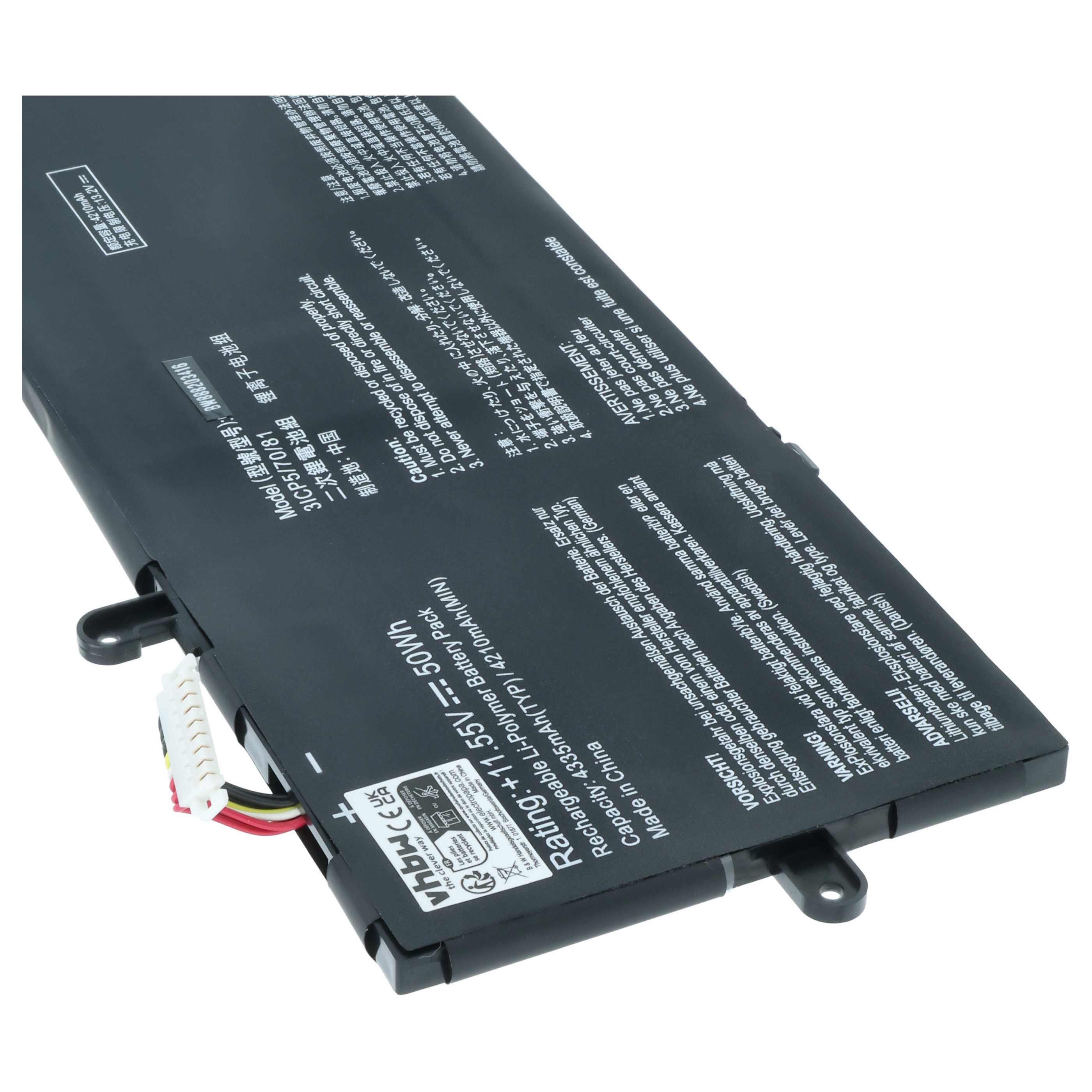 Akumulator do laptopa zamiennik Asus 0B200-03160000, C31N1816 - 4250 mAh 11,55 V LiPo