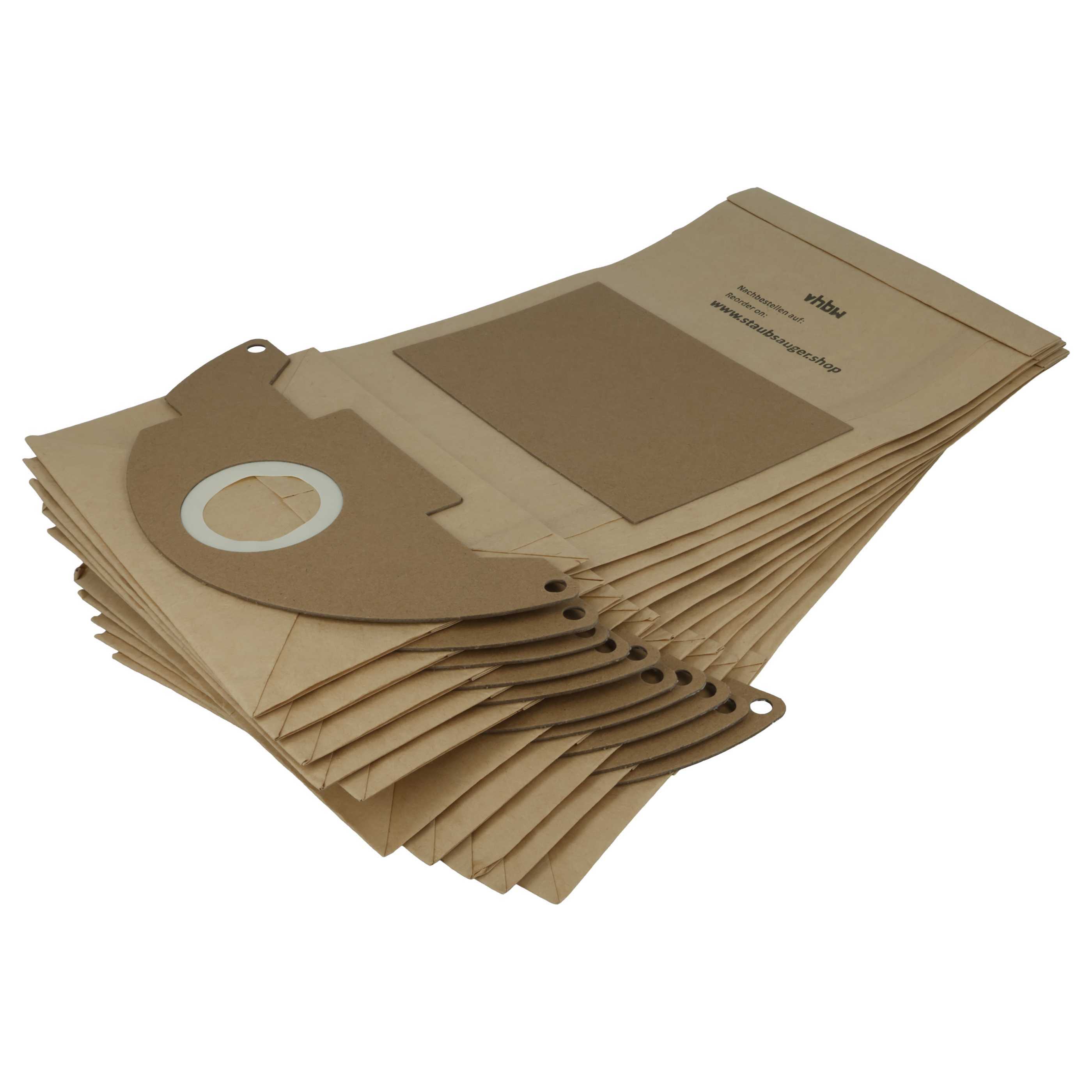 10x Sacchetto sostituisce Kärcher 6.904-143 per aspiratore, carta
