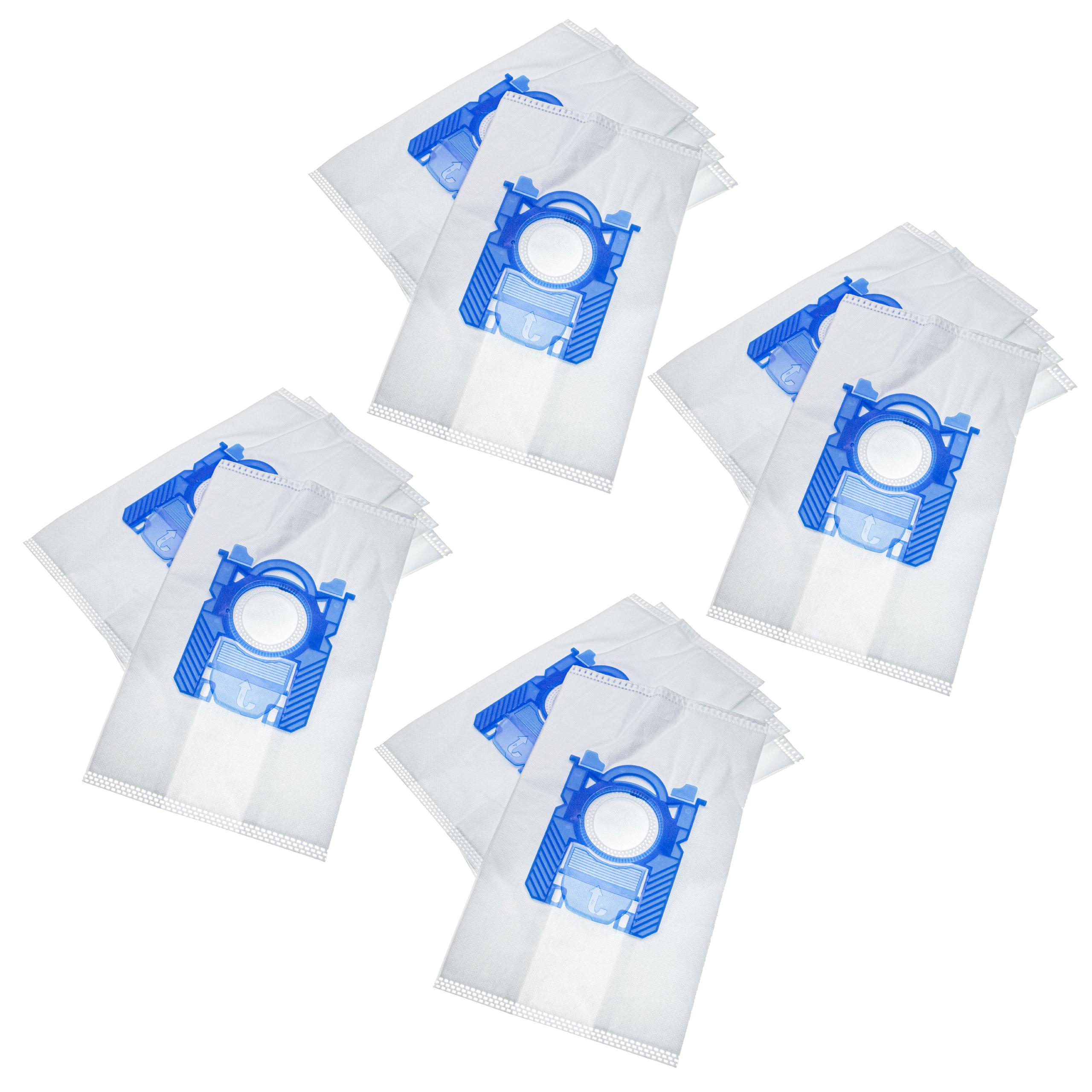 20x Sac remplace AEG 900168824/2, Gr201SM pour aspirateur Satrap - microfibre non tissée