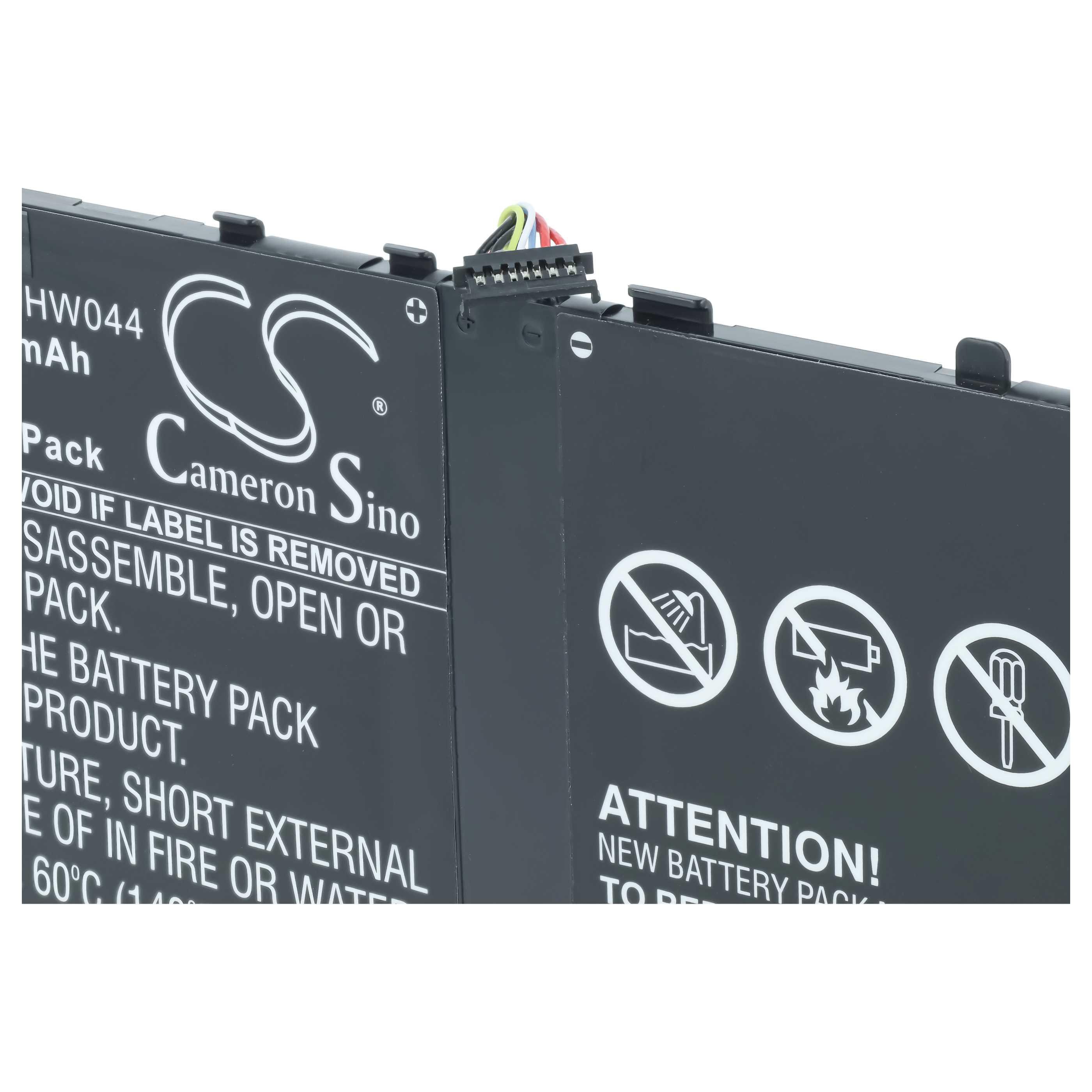 Batteria per tablet sostituisce Lenovo 00HW04, 00HW044, 00HW045, 00HW046, SB10J78993 - 4900mAh 7,5V Li-Poly