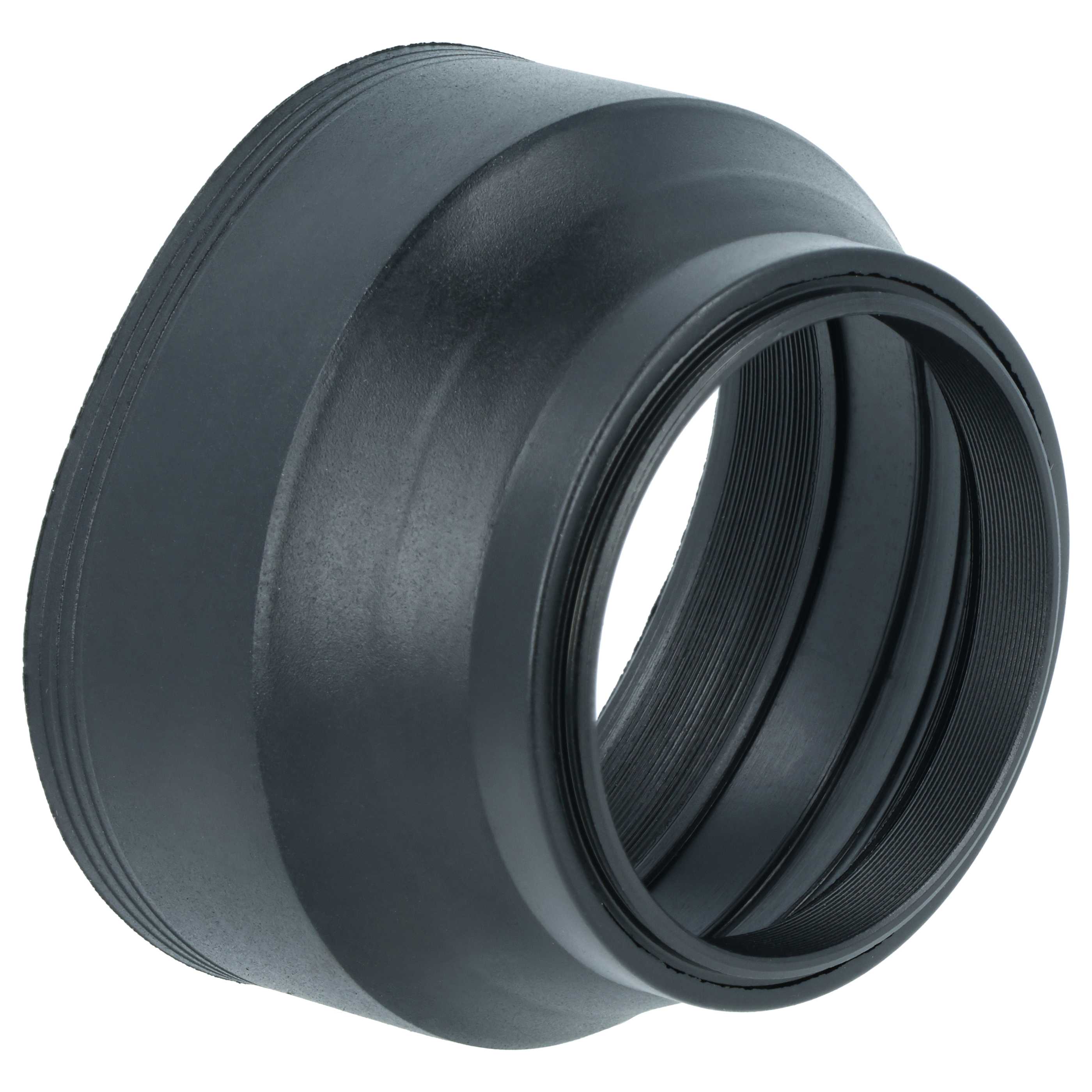 Lens Hood suitable for Lens with 52 mm Diameter, rubber, black