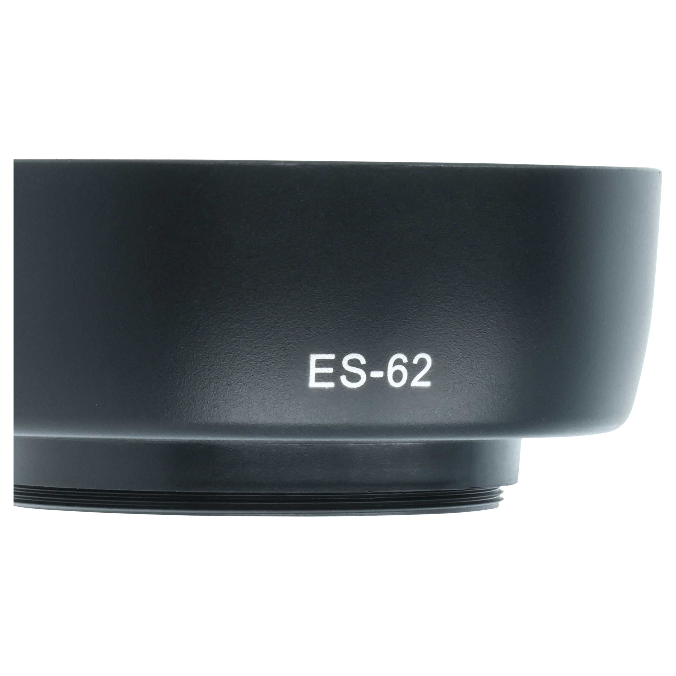 Lens Hood replaces Canon ES-62 for Canon Lens with 52 mm Diameter, plastic, black