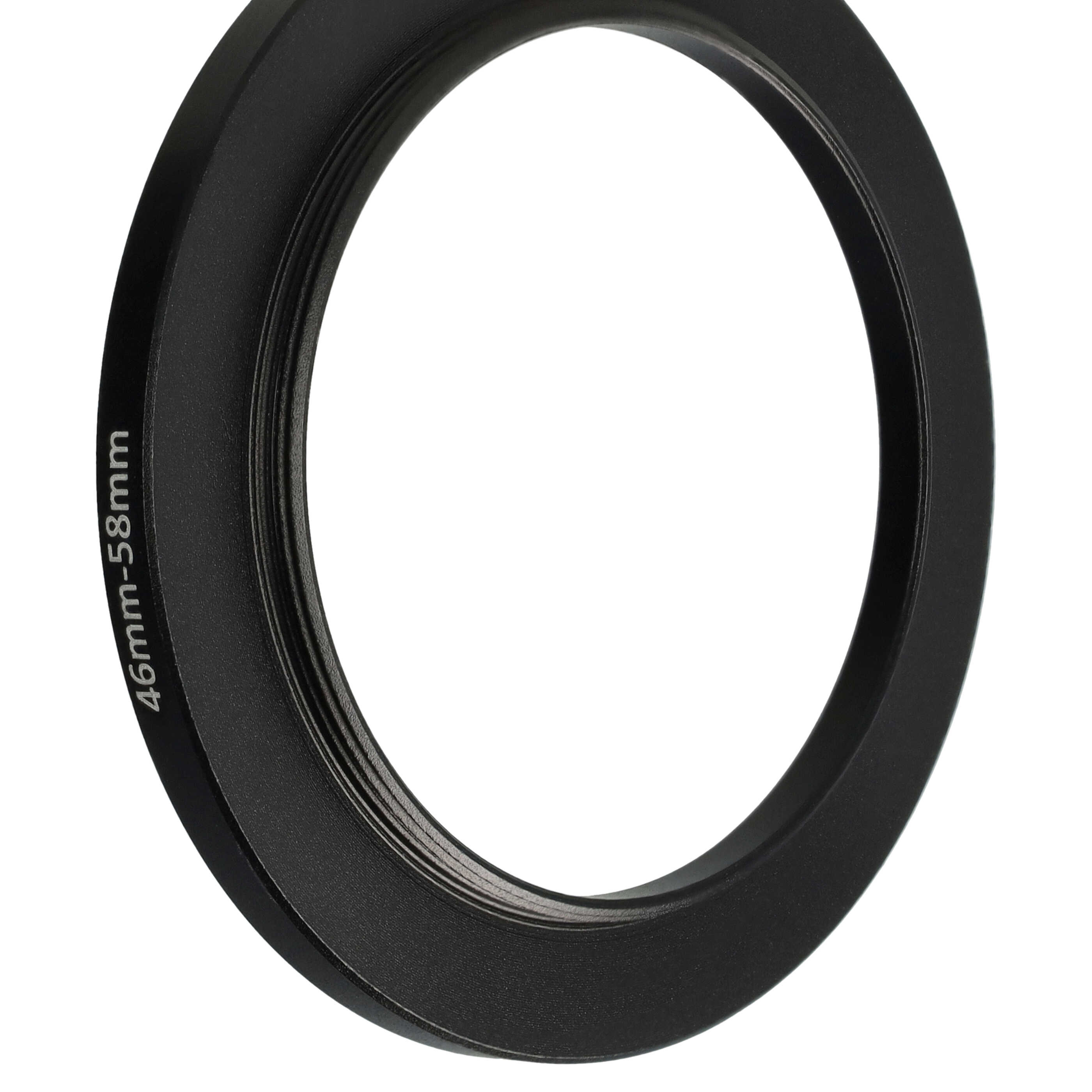 Step-Up-Ring Adapter 46 mm auf 58 mm passend für diverse Kamera-Objektive - Filteradapter