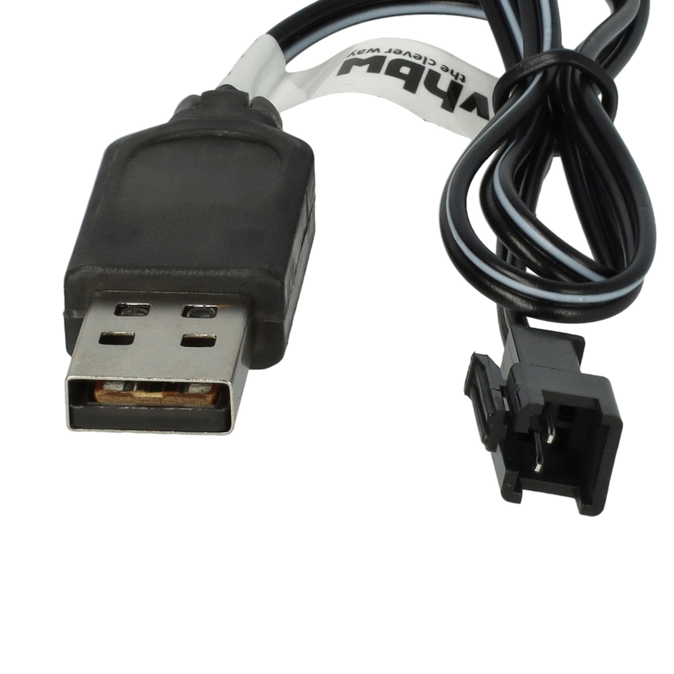 Cable de carga USB para batería SM-2P, modelo RC - 60 cm 3,6 V