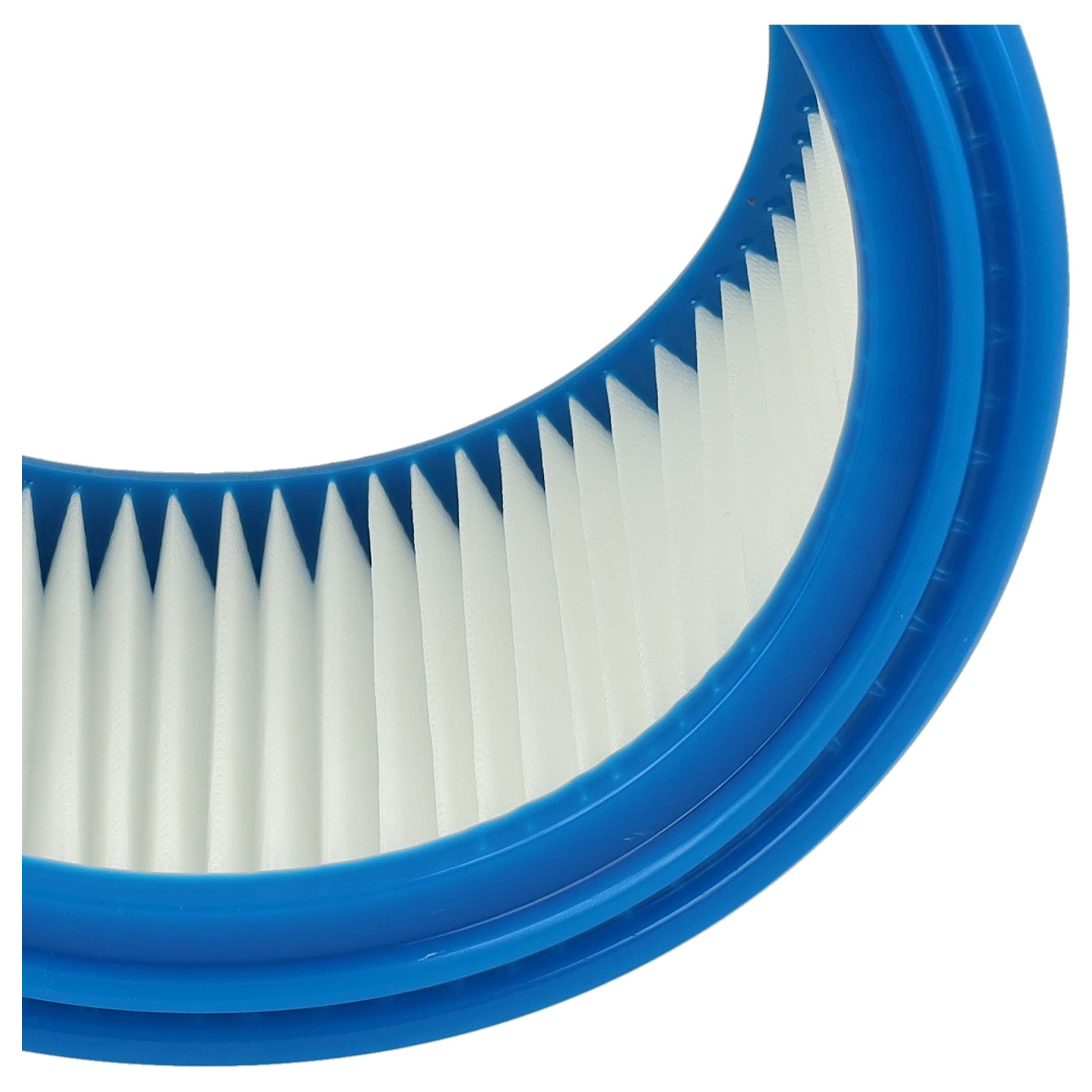 8x round filter replaces Bosch 2607432024 for Bosch Vacuum Cleaner, white / blue
