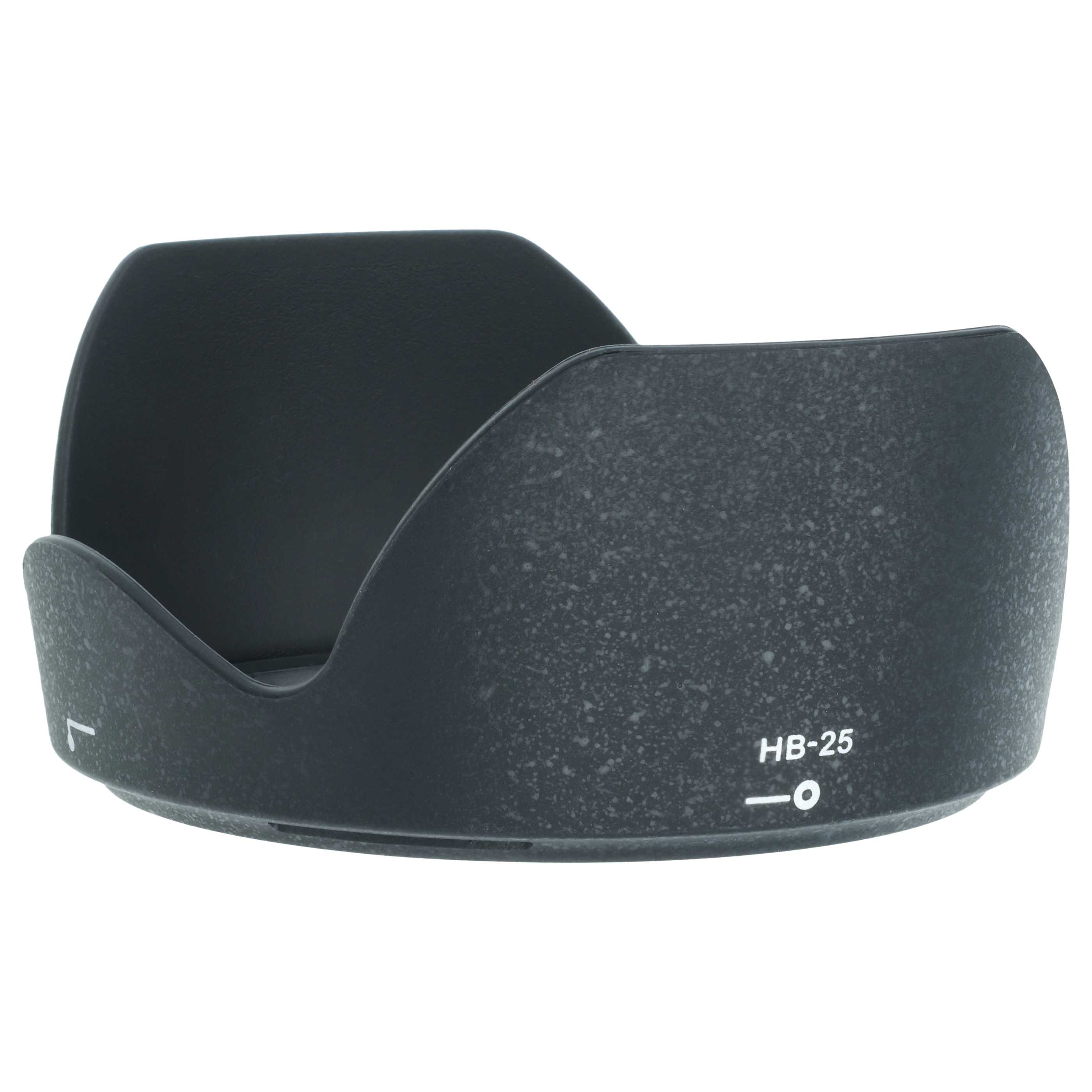 Lens Hood replaces Nikon HB-25 for Nikon Lens with 72 mm Diameter, plastic, black