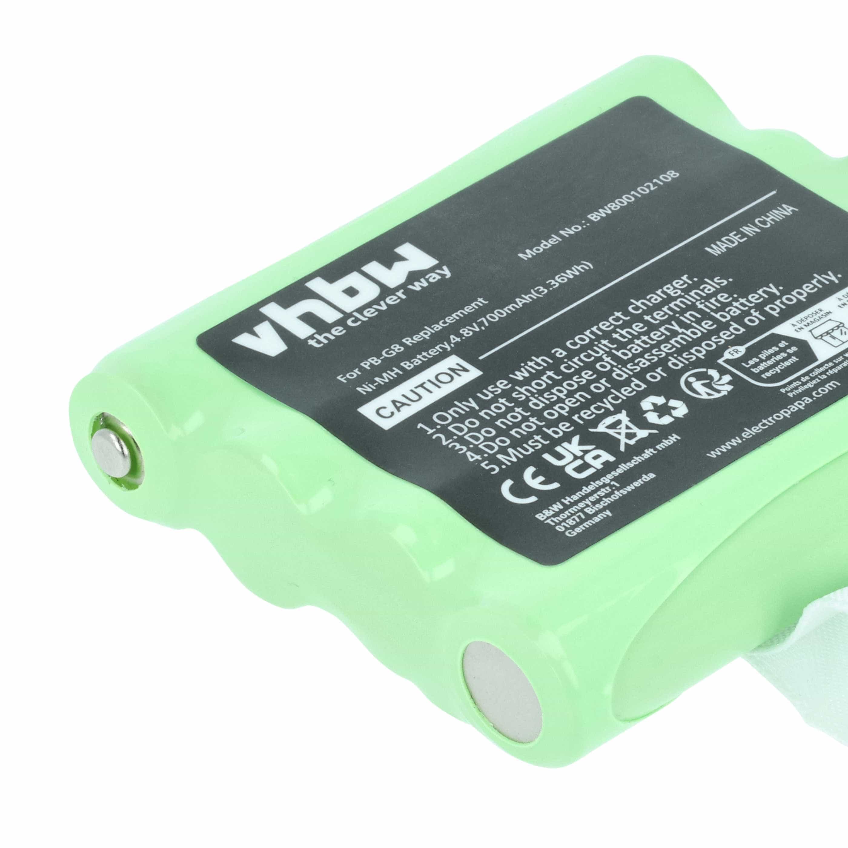 Radio Battery replaces PB-G8 - 700 mAh 7.4 V NiMH