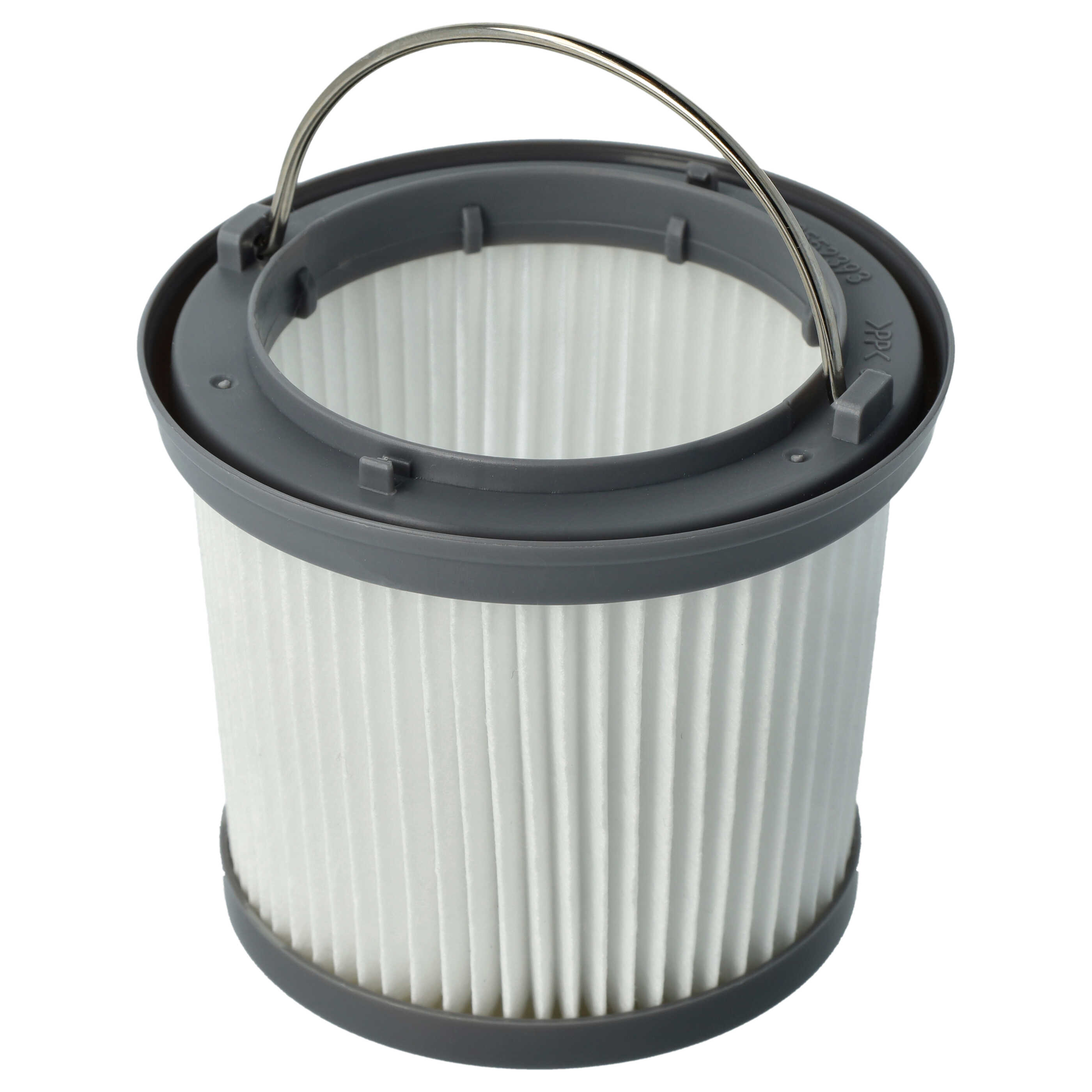 3x Filtercartridge filter replaces Black & Decker VF90, PVF110 for Black & Decker Vacuum Cleaner, white / grey