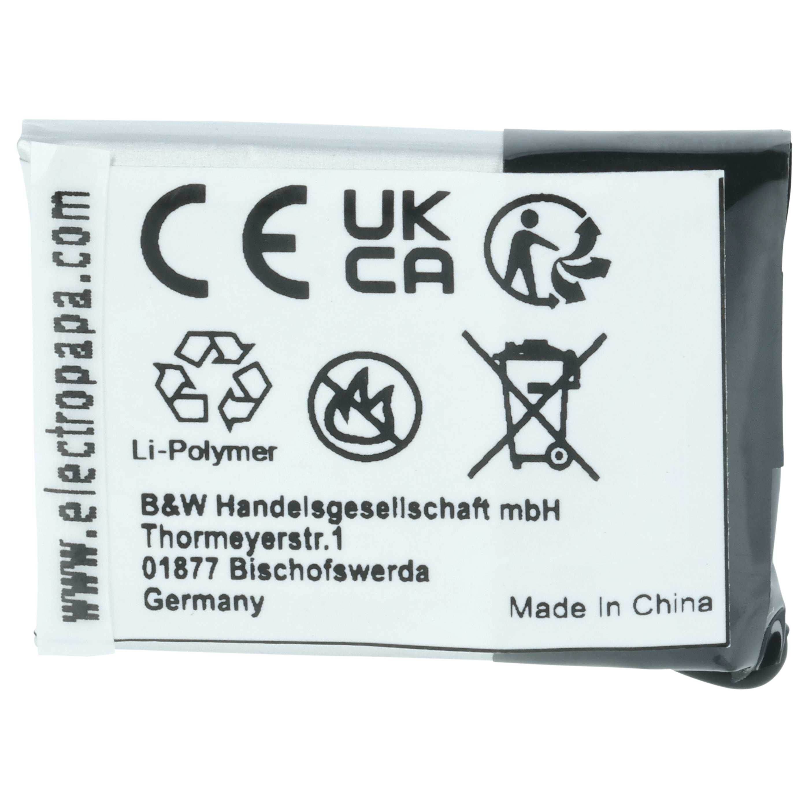 Remote Control Battery replaces Viper GEB402025 - 120 mAh 3.7 V Li-polymer