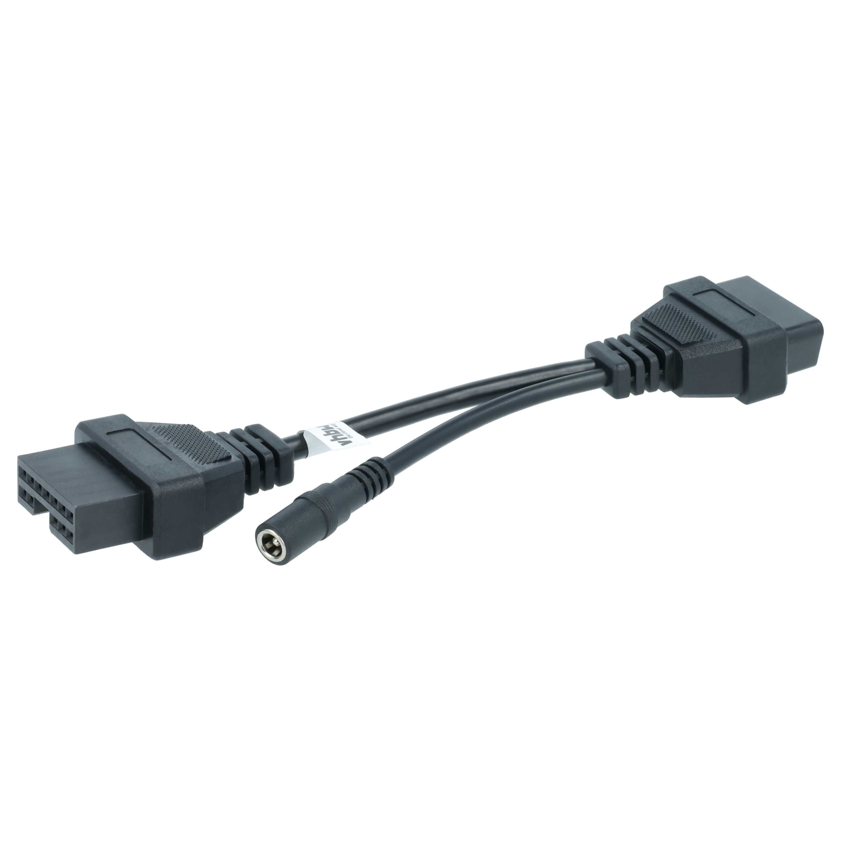 vhbw OBD2 Adapter 12Pin-OBD1 auf OBD2 für Hyundai, Mitsubishi 12 Pin