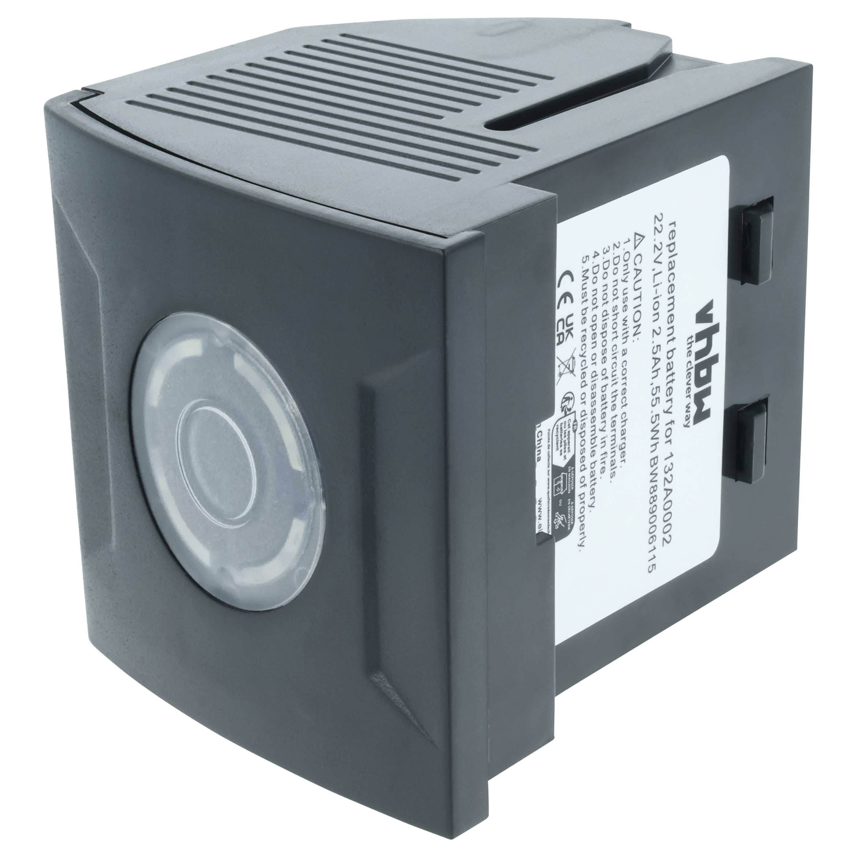 Battery replaces Bissell 132A0002 for Bissell etc. 2500mAh, 22.2V, Li-Ion
