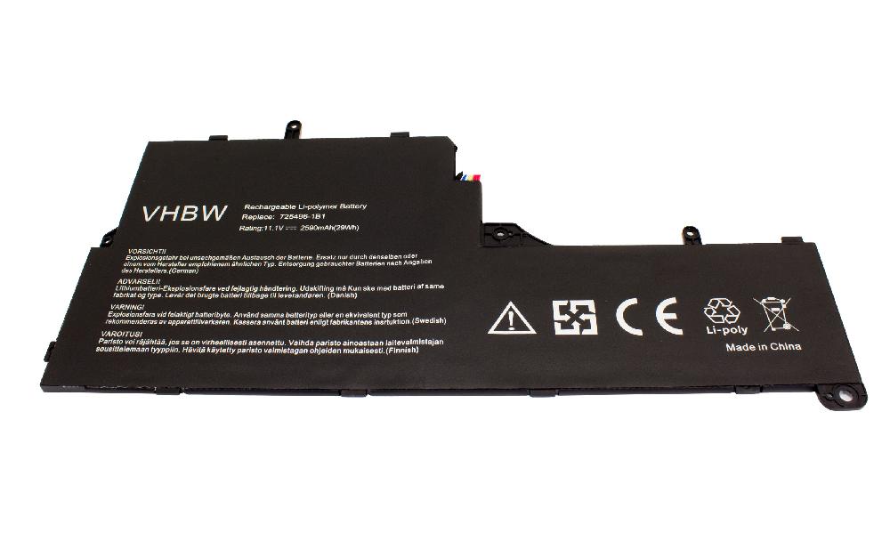 Akumulator do laptopa zamiennik HP HSTNN-IB5I - 2950 mAh 11,1 V LiPo, czarny