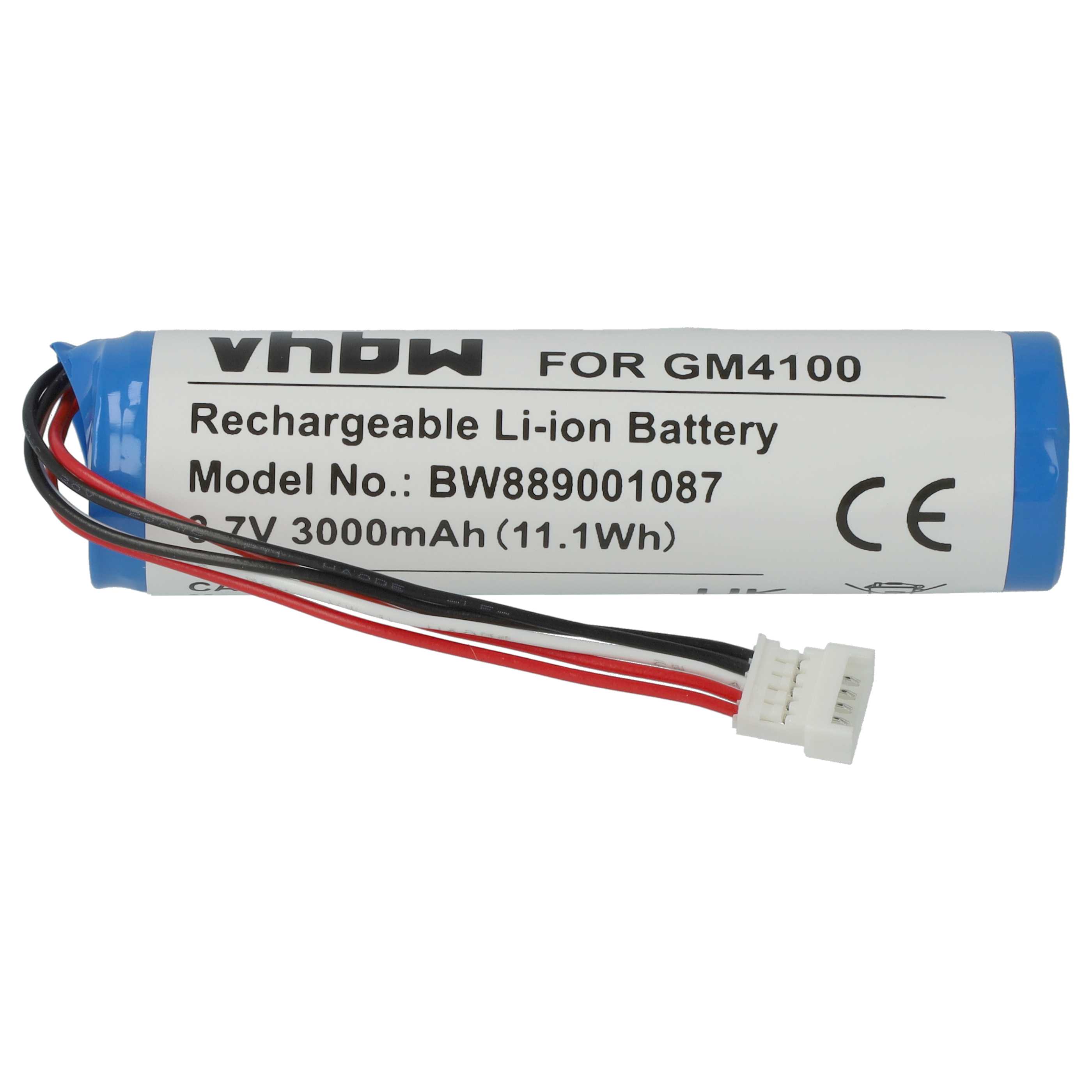 2x Batteries remplace Datalogic 128000894, BT-8, RBP-4000 pour scanner de code-barre Datalogic - 3000mAh 3,7V