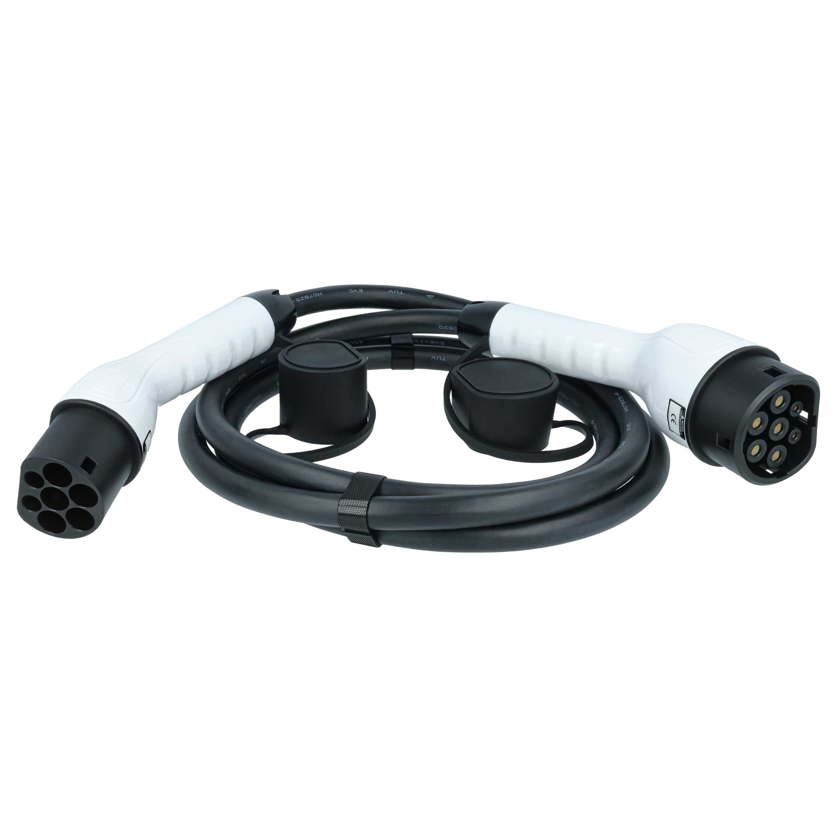 E-Auto Ladekabel Typ 2 zu Typ 2 - 32 A 3-phasig, 22 kW Mode 3, 3 m