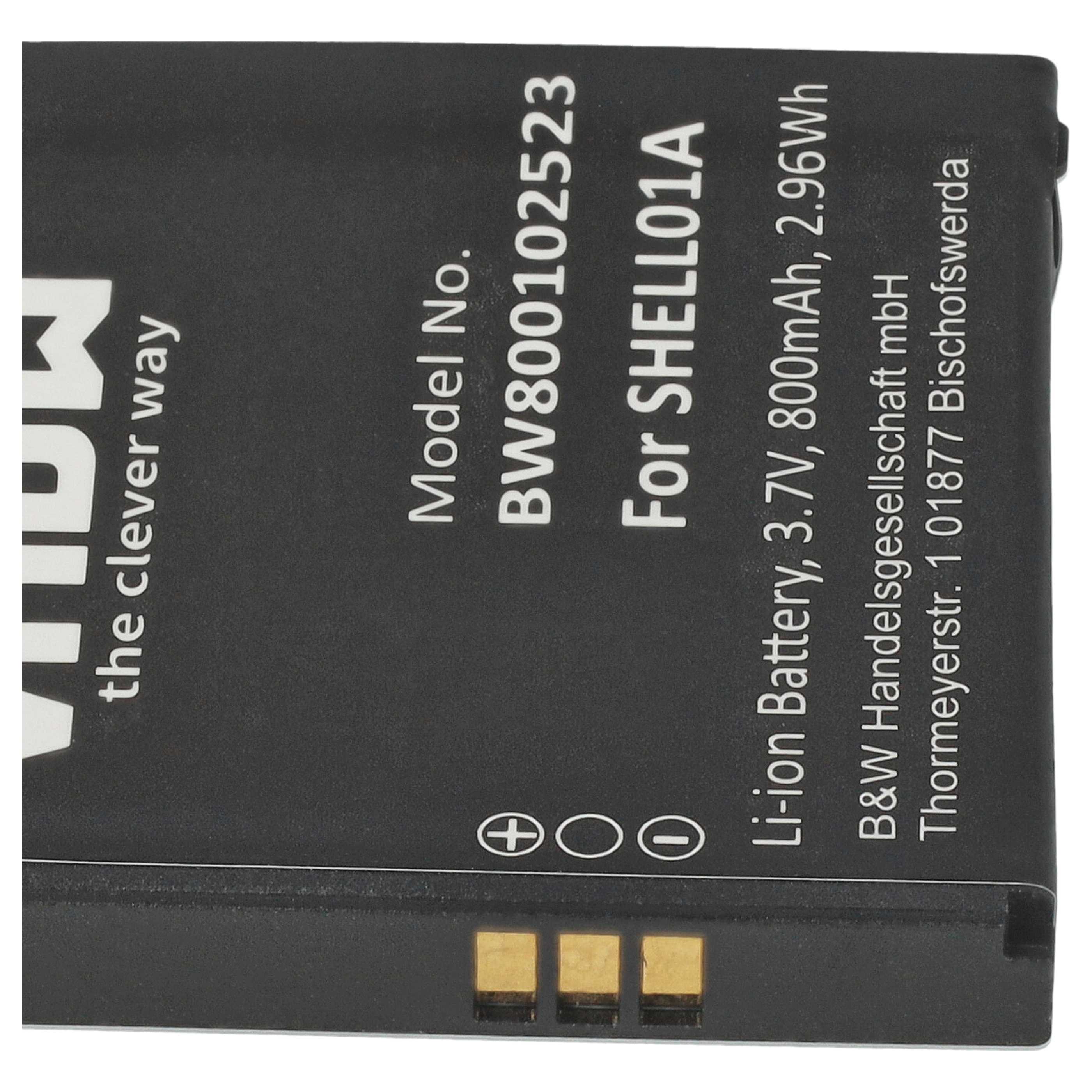 Akku als Ersatz für Doro DBF-800C, DBF-800D, DBF-800E, DBF-800A, DBF-800B - 800mAh 3,7V Li-Ion