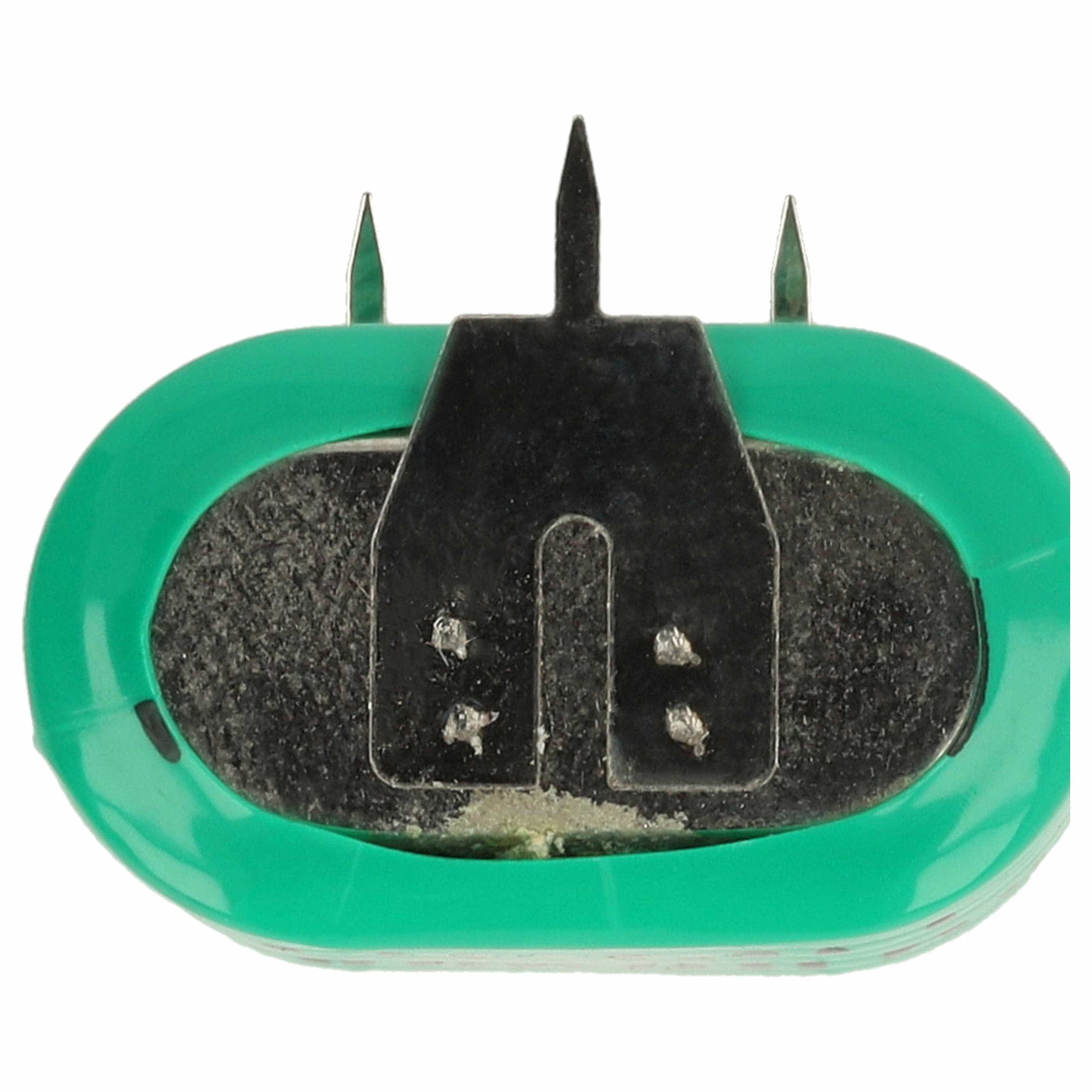 Button Cell Battery Type 5/V150H 3 Pins for Model Building Solar Lamps etc. - 150 mAh 6 V NiMH
