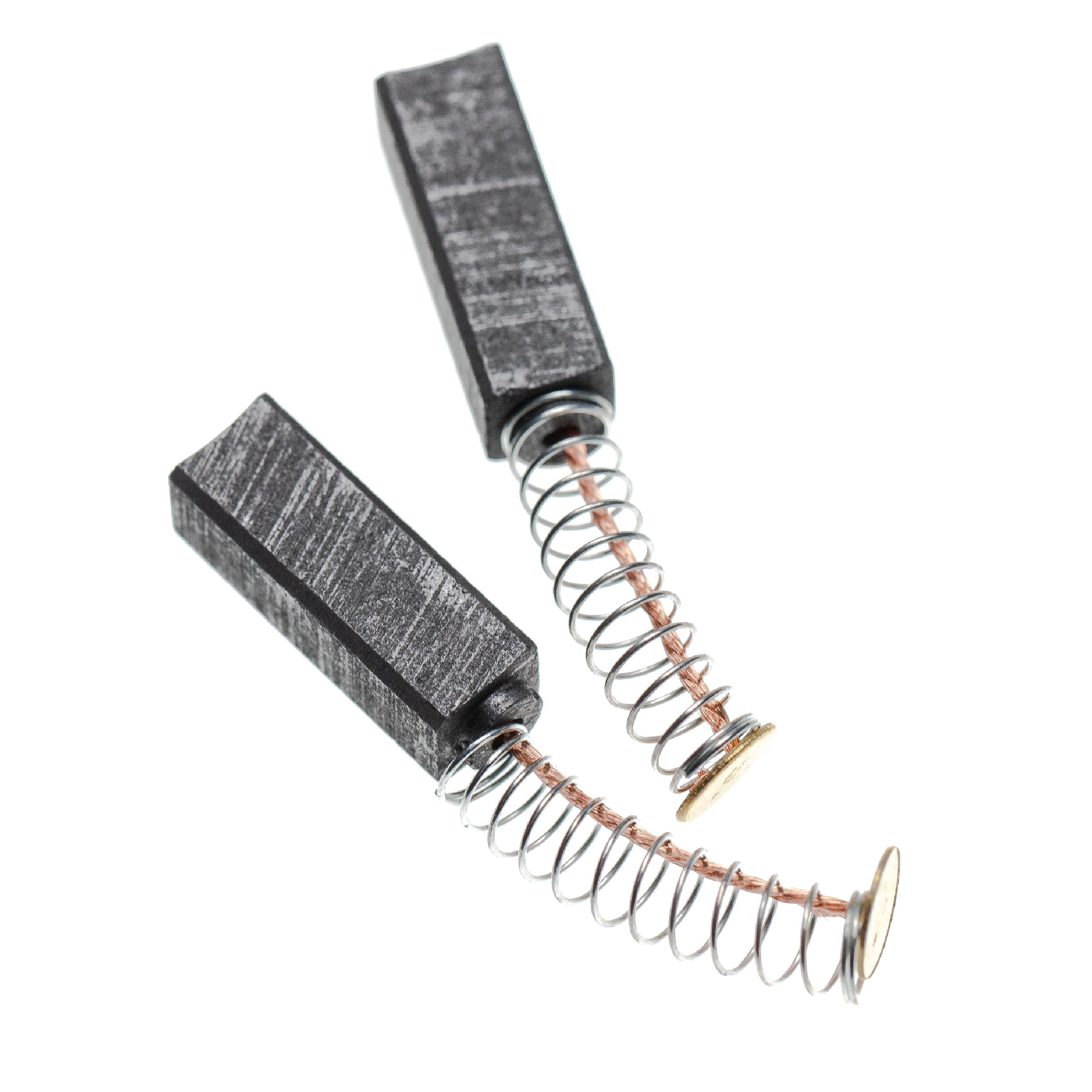 2x Carbon Brush as Replacement for Metabo 316033380 Electric Power Tools + Spring, 17.8 x 63 x 63mm