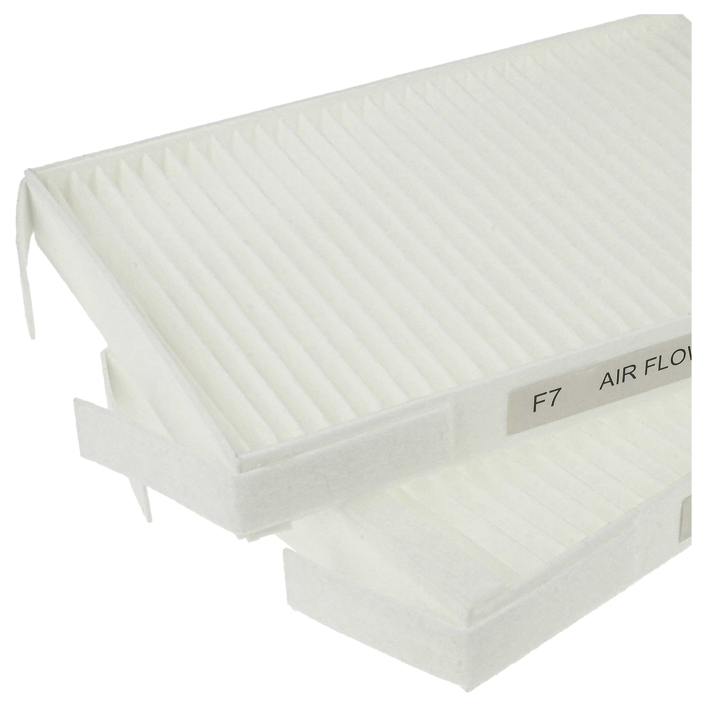 8-tlgs. Filterset als Ersatz für Wernig 527005400 für Zehnder Lüfter u.a. - 18 x 12 x 4 cm