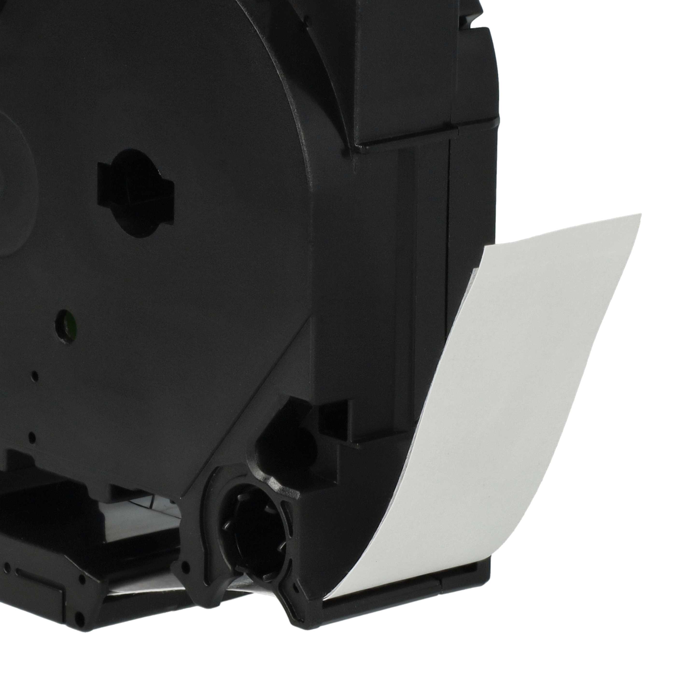 5x Stencil Tape Cassette replaces Brother ST-141, STE-141 for Brother Label Printer - White to Transparent