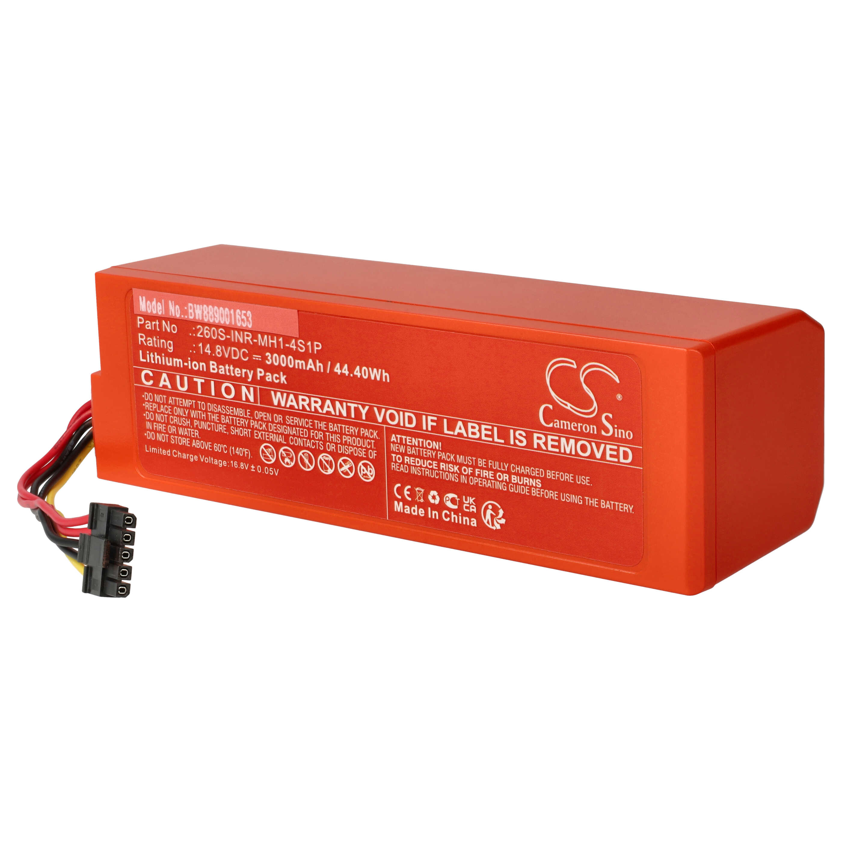 Battery Replacement for Xiaomi 260S-INR-MH1-4S1P for - 3200mAh, 14.8V, Li-Ion