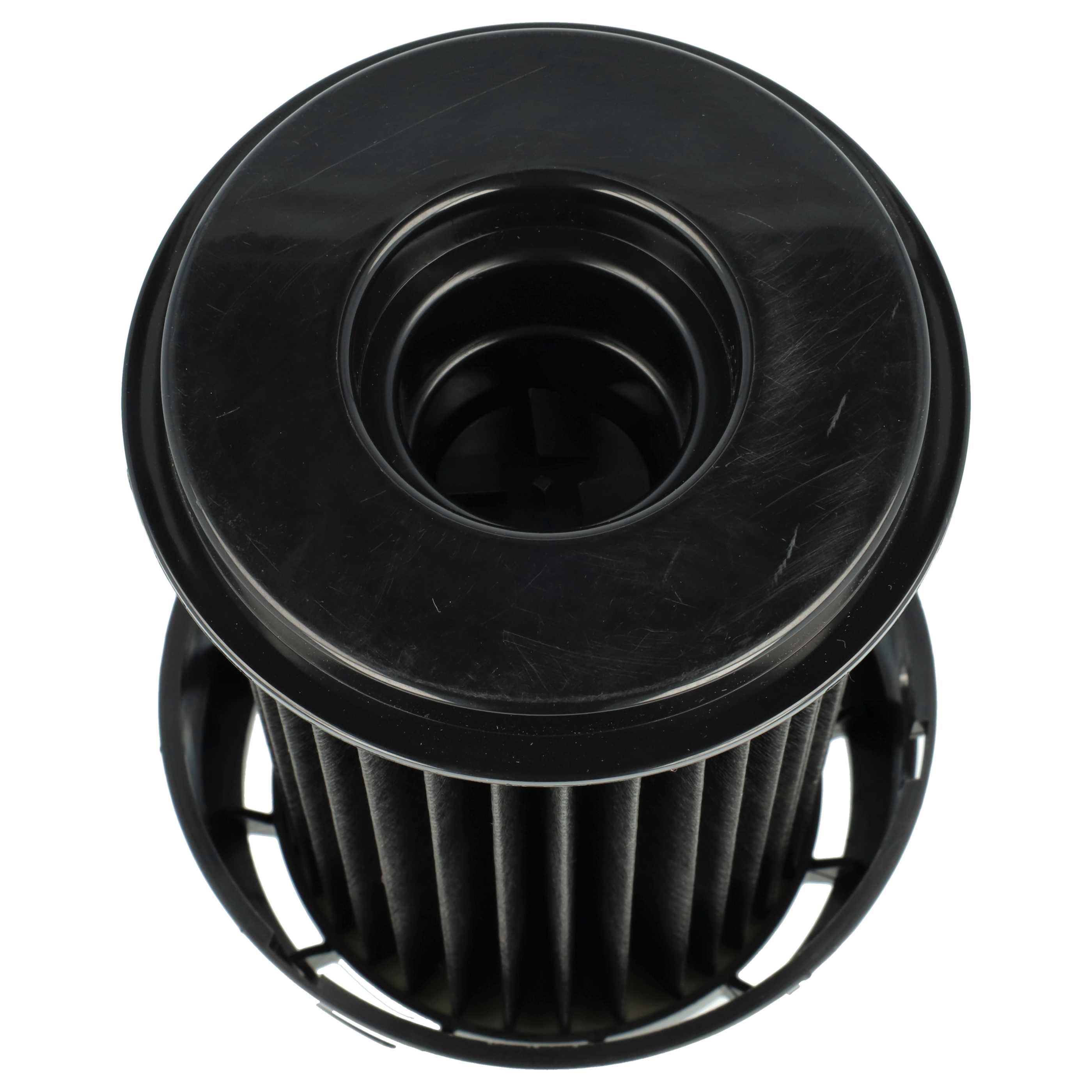 3x pleated filter replaces Bosch 2609256d46, 00649841 for Bosch Vacuum Cleaner, black
