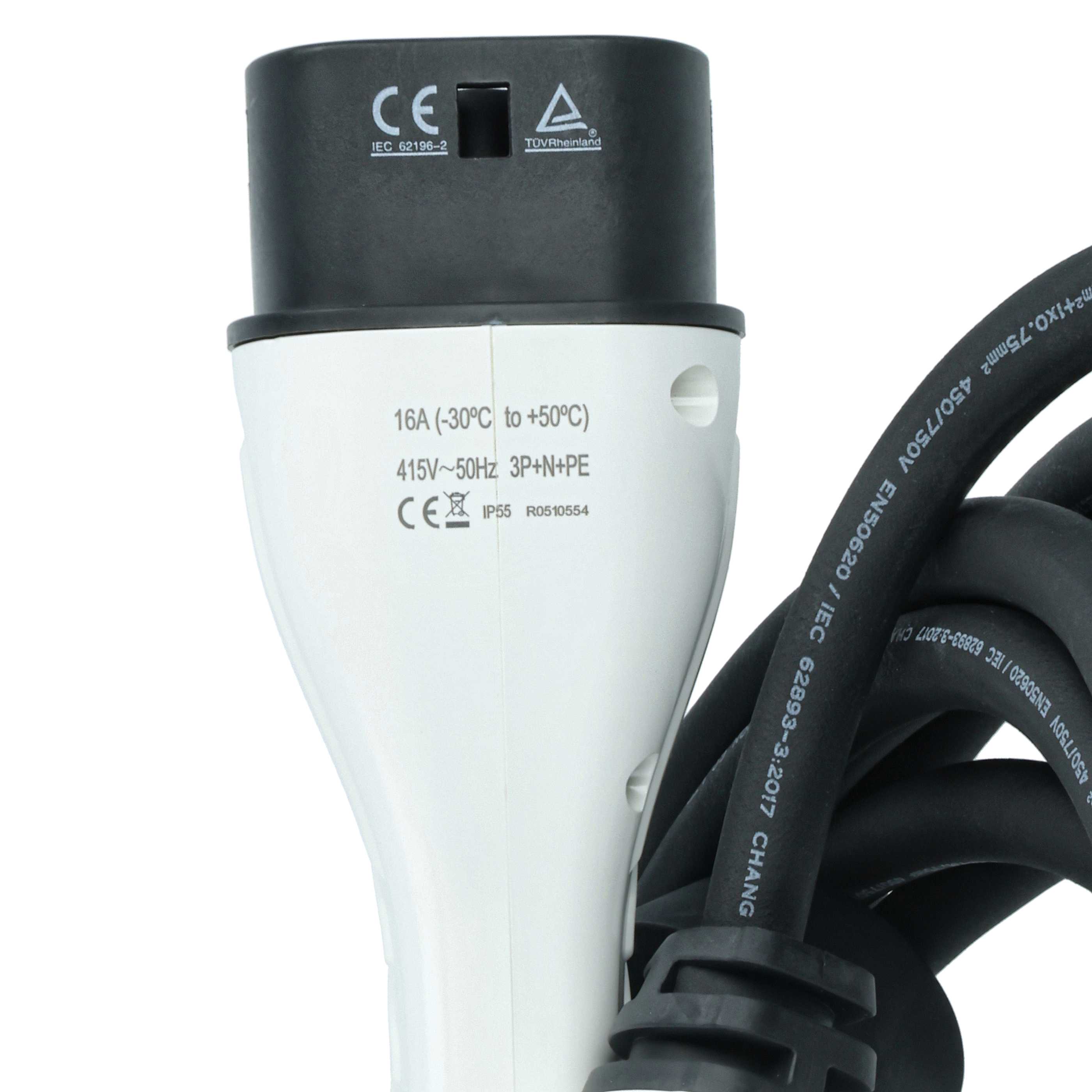 Charging Cable - Type 2 to Type 2 Cable, 3-phase, 16 A, 11 kW, 7 m