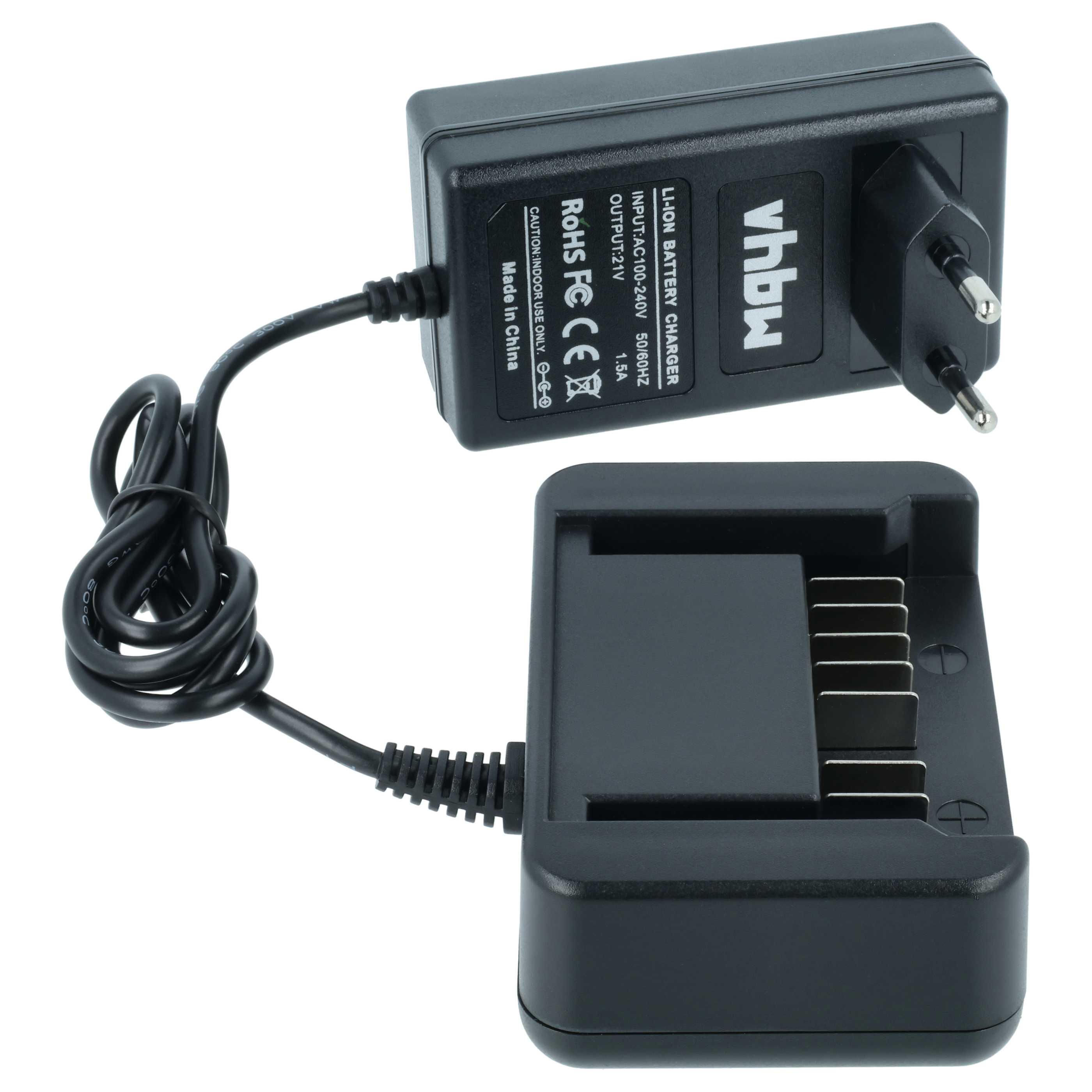 Charger suitable for Hitachi, Hitachi Hikoki C 18DSL Power Tool Batteries etc. - Li-Ion, 1.5A