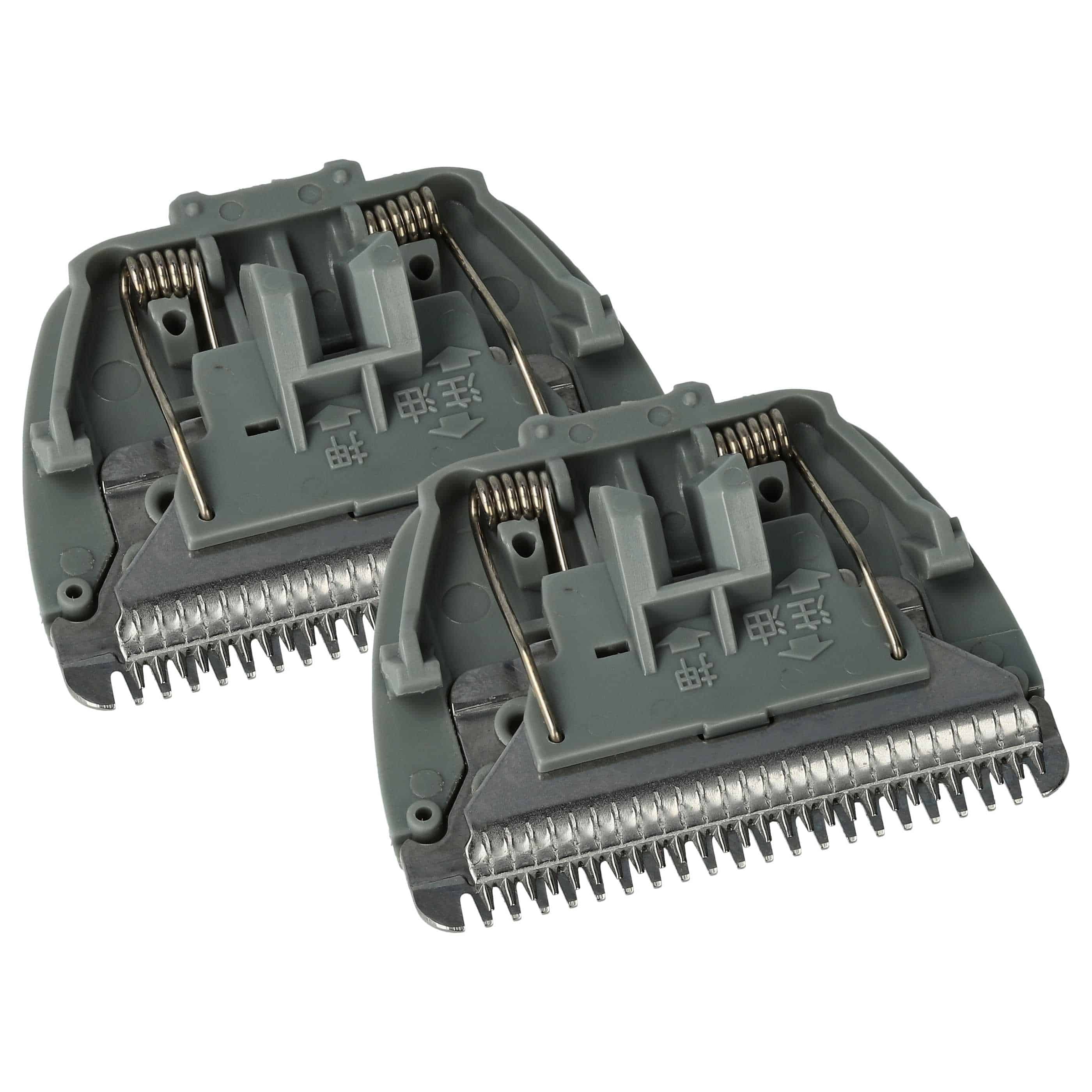 2x głowica goląca do golarki Panasonic zam. Panasonic WER9602Y, WER9602 - szary