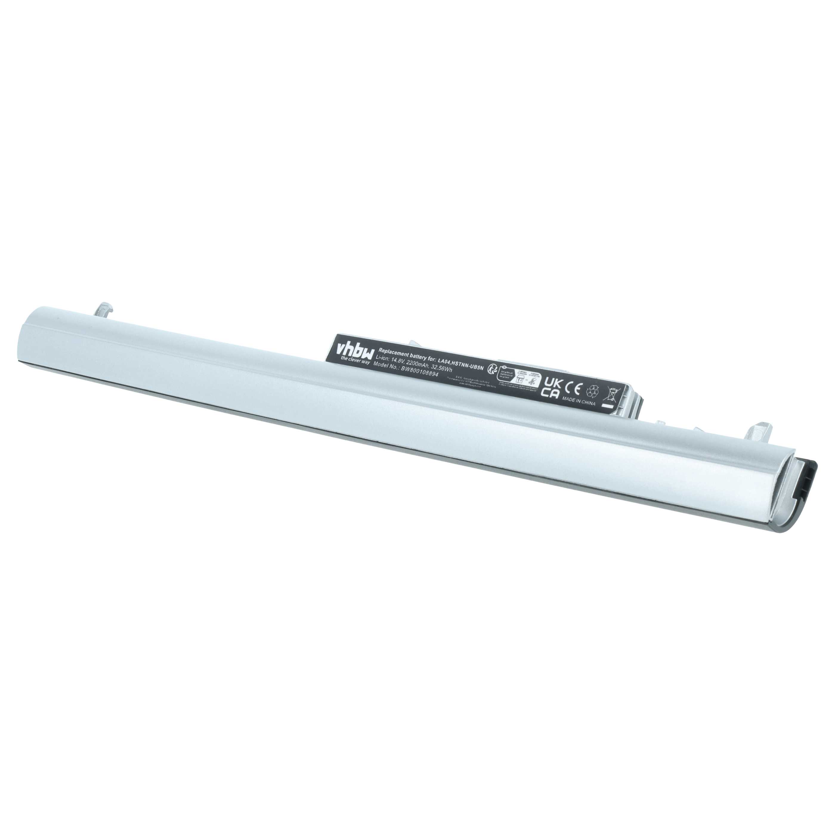 Akumulator do laptopa zamiennik HP 728248-141, 728248-121 - 2200 mAh 14,8 V Li-Ion, czarny / srebrny